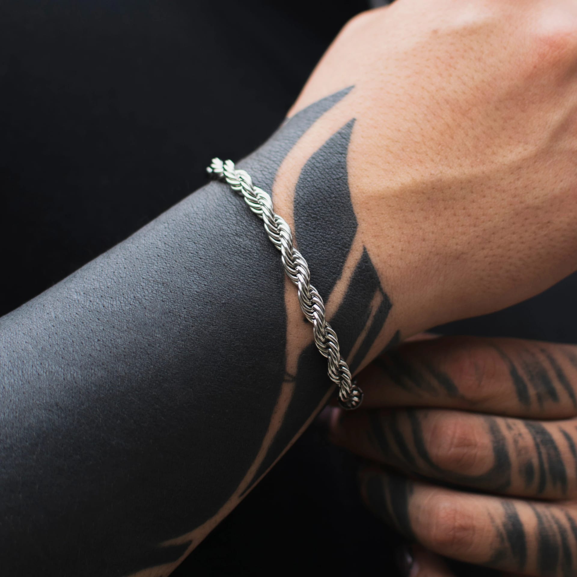Pulsera Cordón Silver - imagen 2