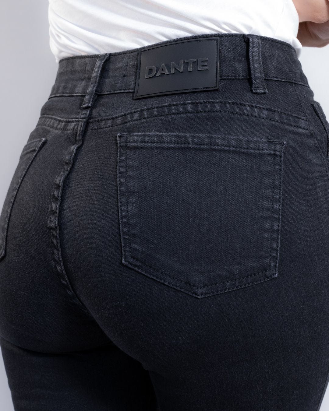 Jean Elastico Skinny Negro - imagen 2