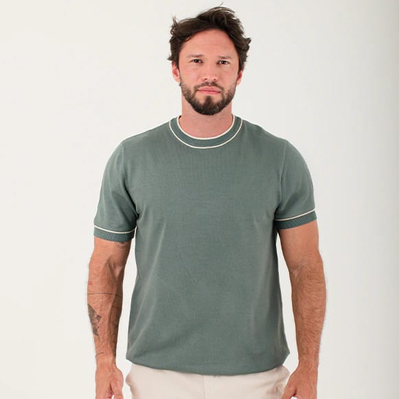 T-SHIRT MODA TEJIDO HOMBRE - imagen 3