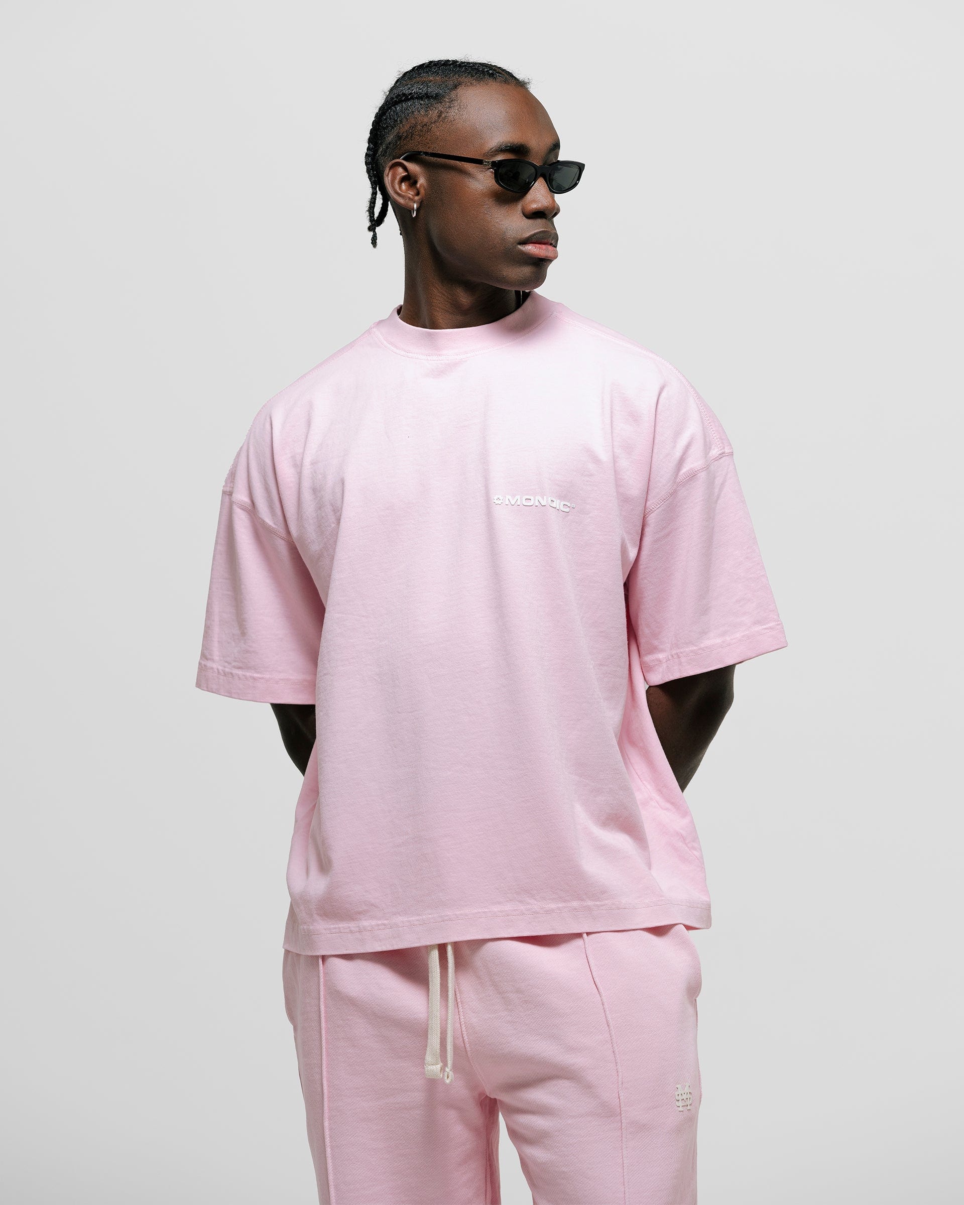 Camiseta Boxy Fit Básica V3 - Rosado Pastel - imagen 2