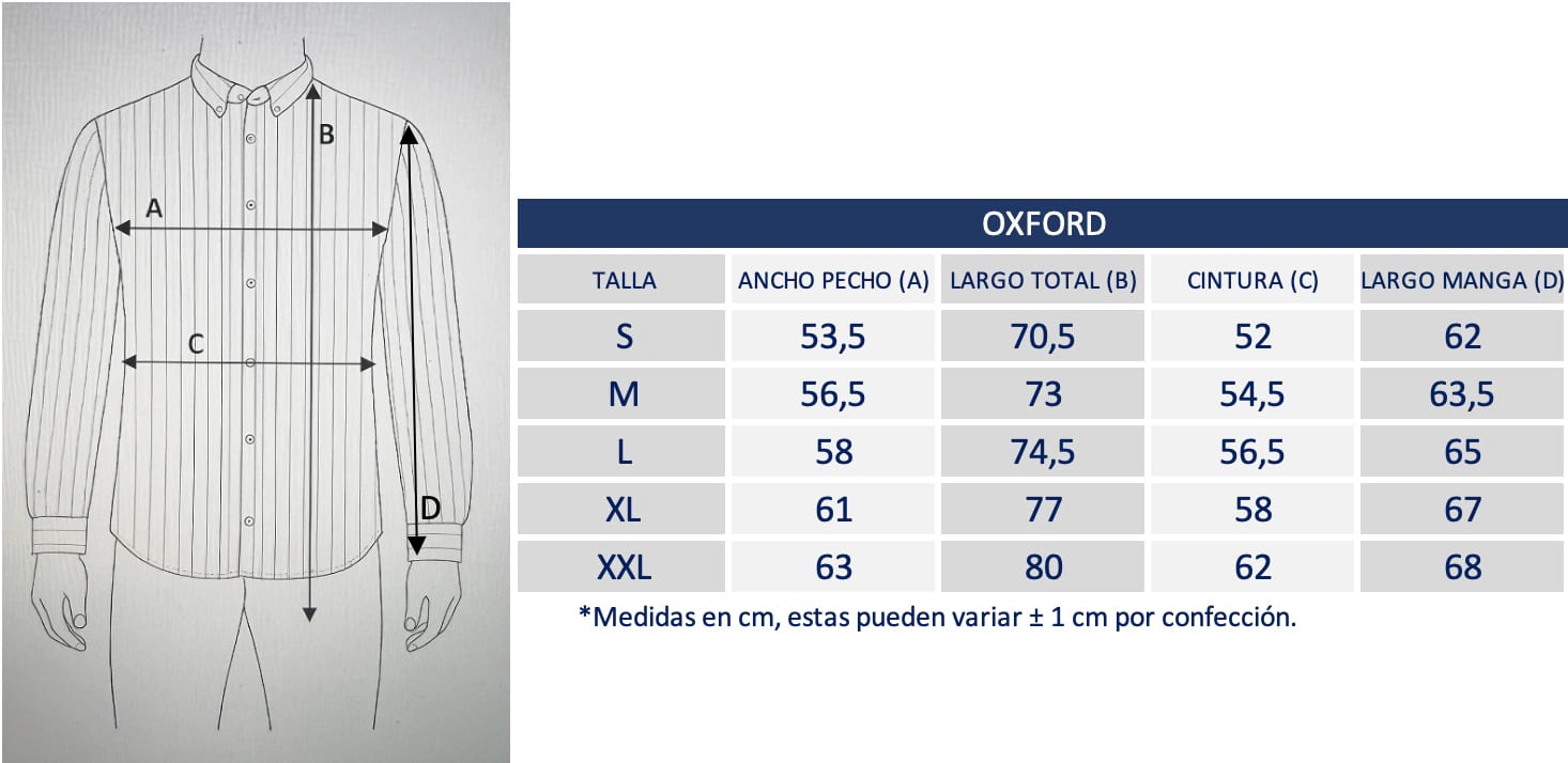 Camisa Oxford Navy - imagen 7