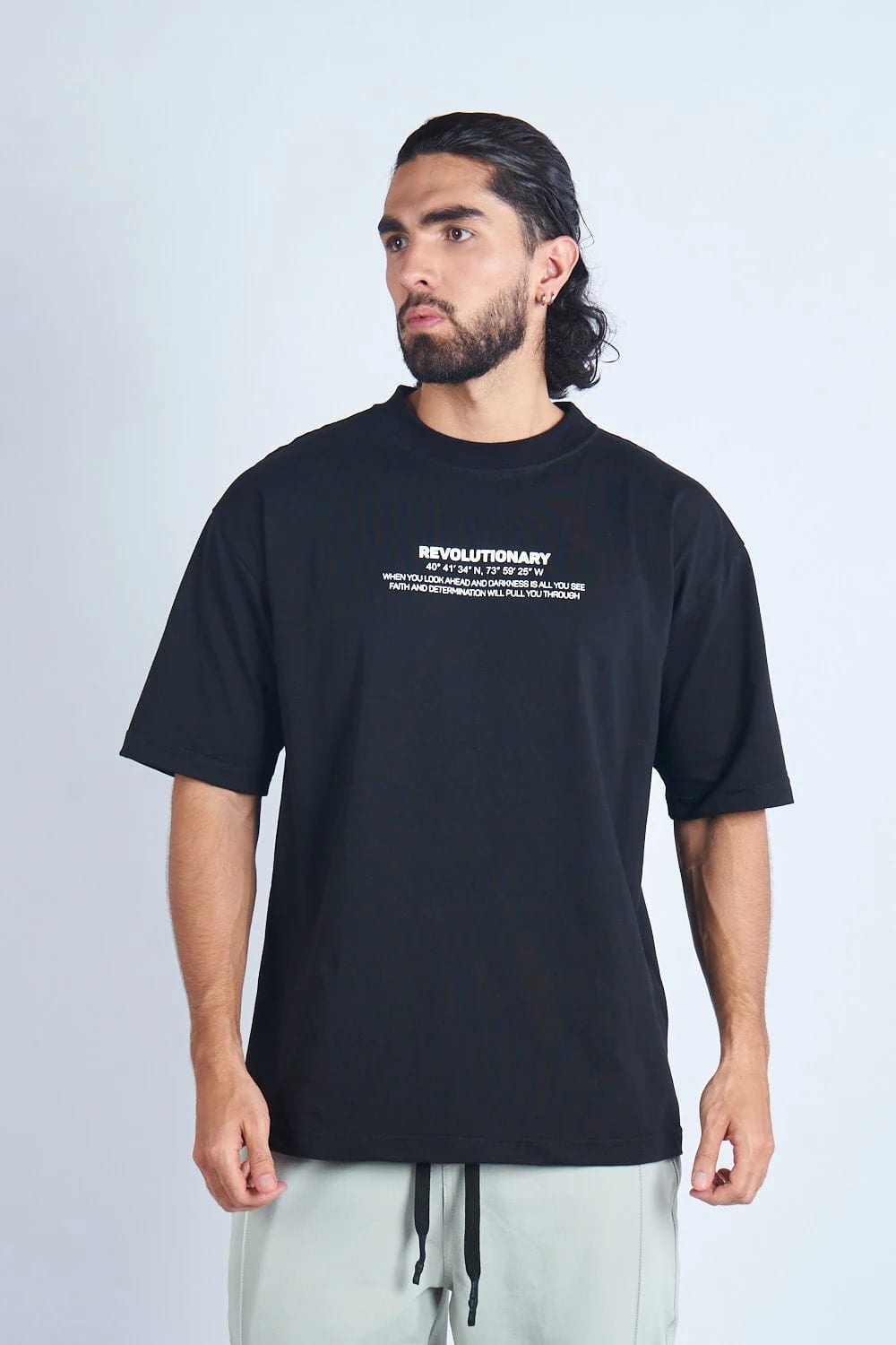 CAMISETA OVERSIZE NEGRA [DROP 0:0] - imagen 1
