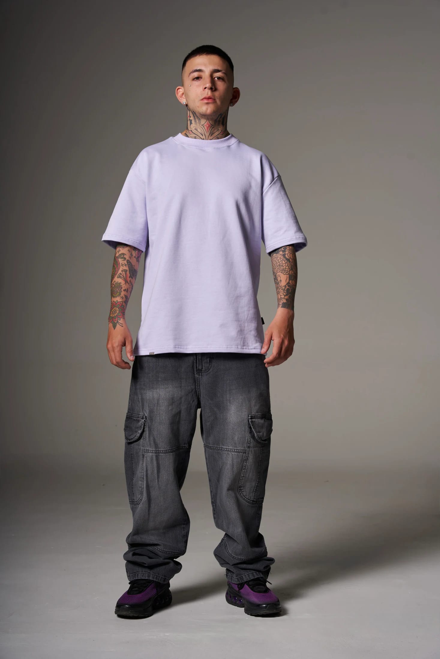 CAMISETA 300 GRAMOS 100% ALGODÓN LILA - imagen 9