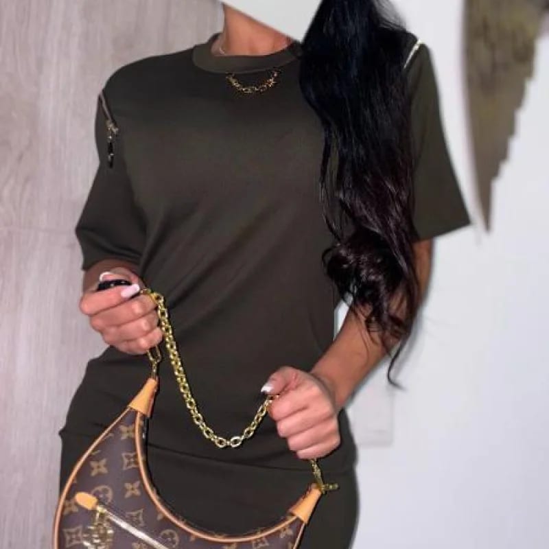 VESTIDO LOUIS VUITTON MILITAR - imagen 2