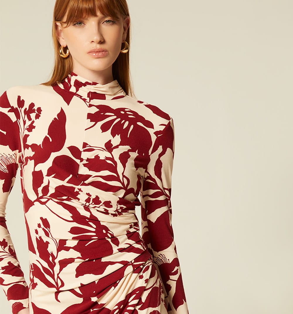 Vestido midi manga larga - imagen 4