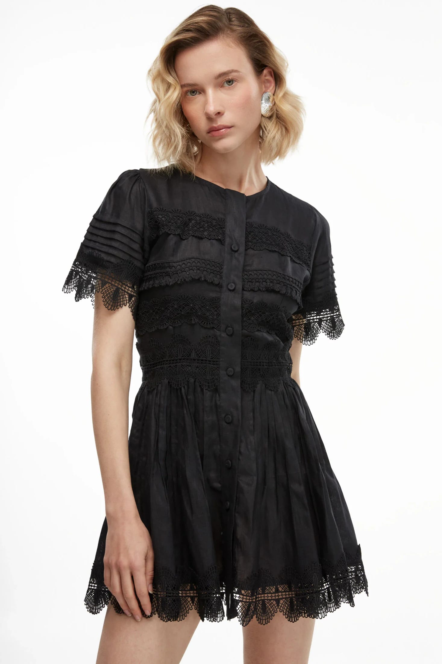 VIOLETTA DRESS BLACK - imagen 8