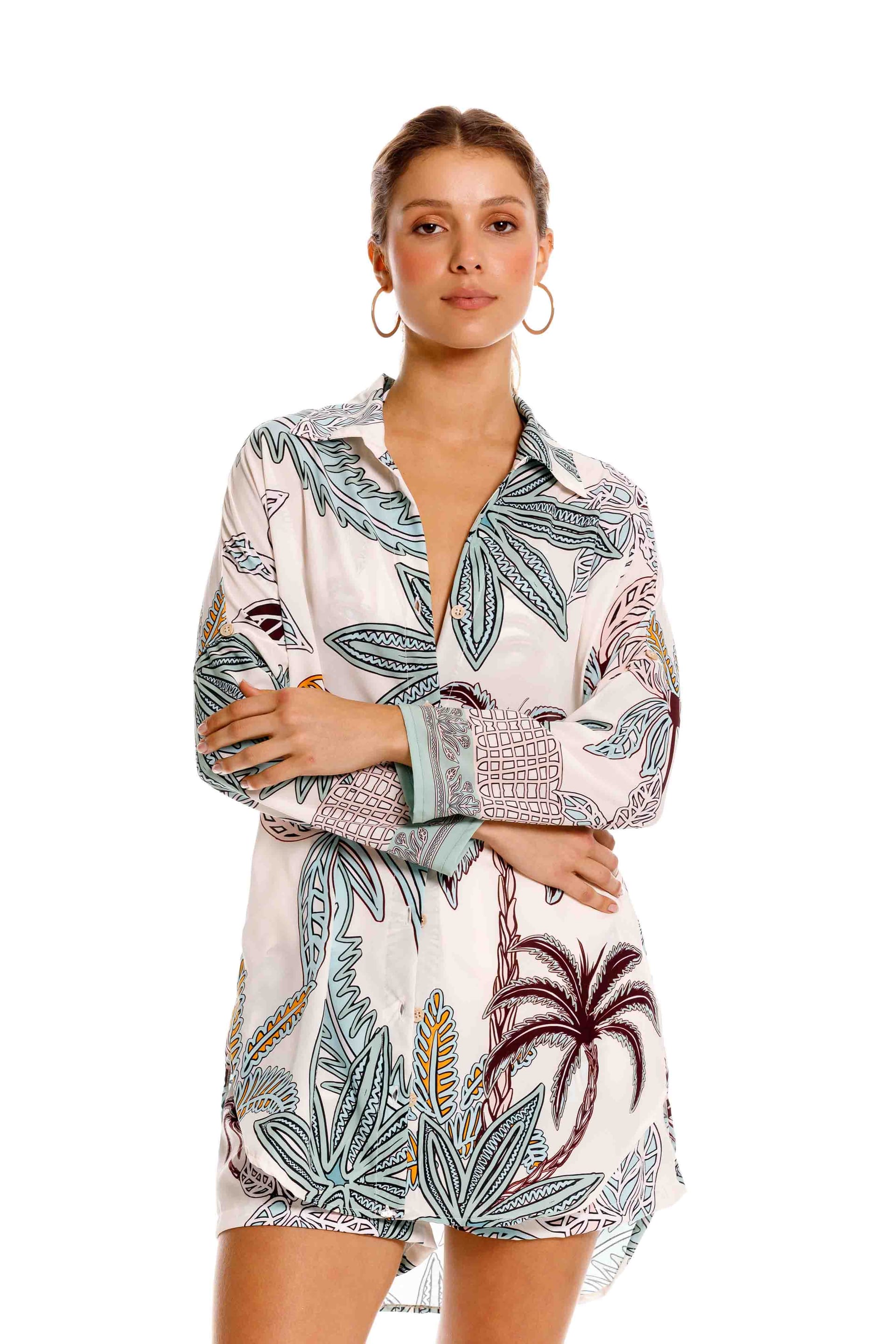 Camisón Maxipalms Beige - imagen 4