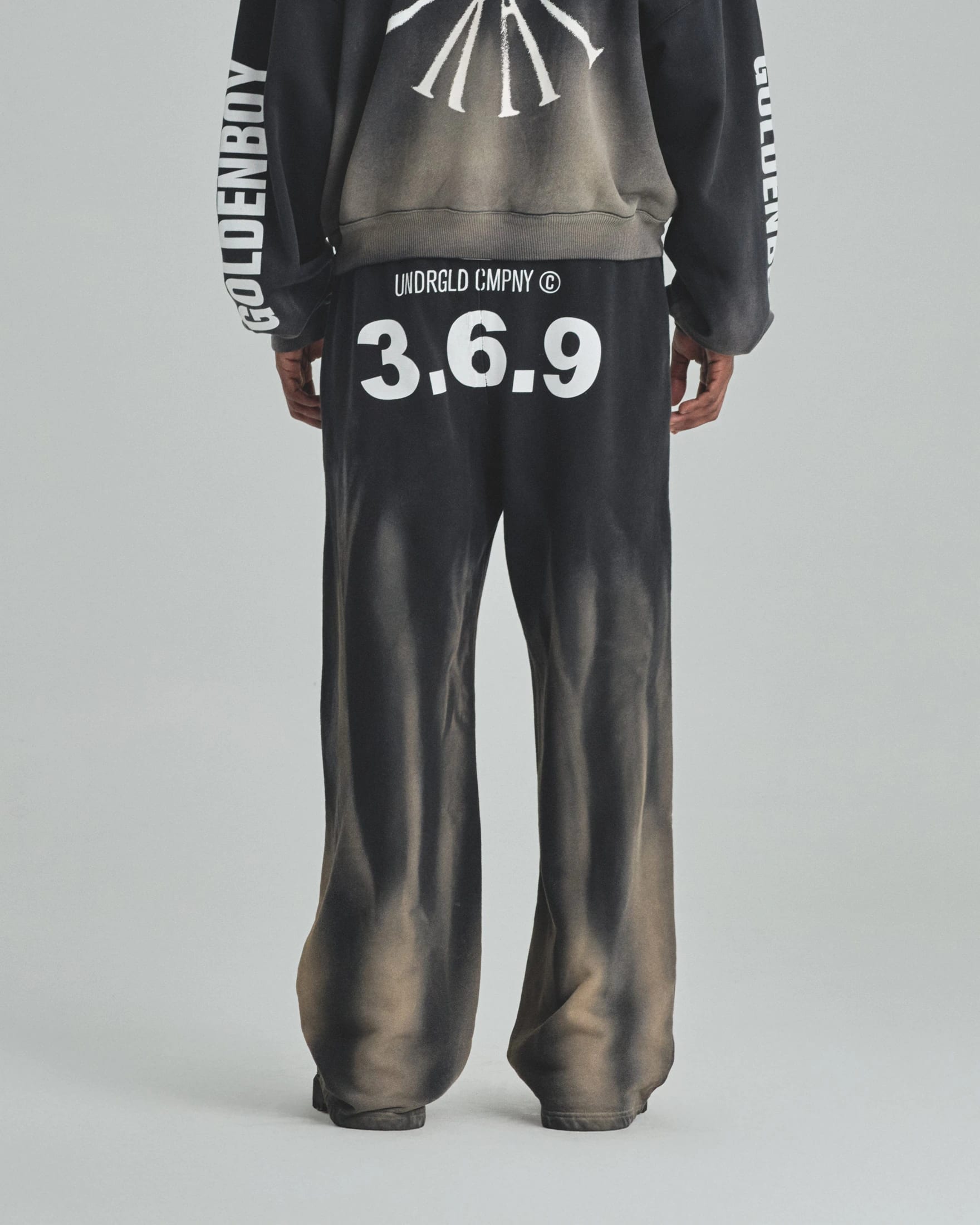 Spring Pray 4 Love Straight Pants Sandblast Gray Flame - imagen 4