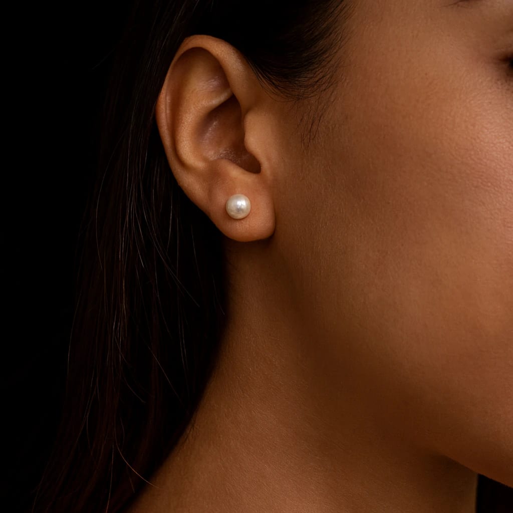 Everyday Pearl Studs - imagen 3