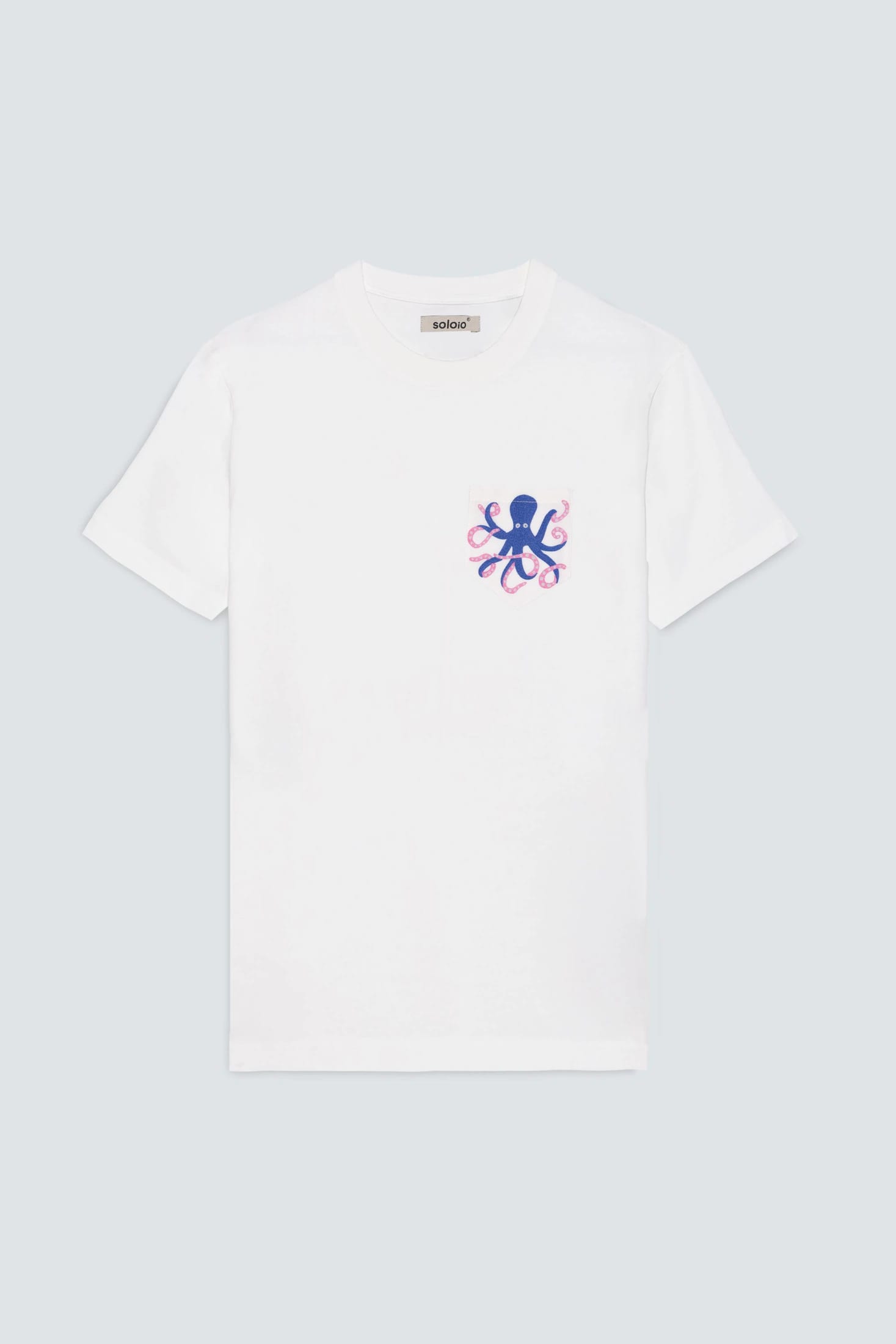 Men's cotton t-shirt octopus - imagen 1