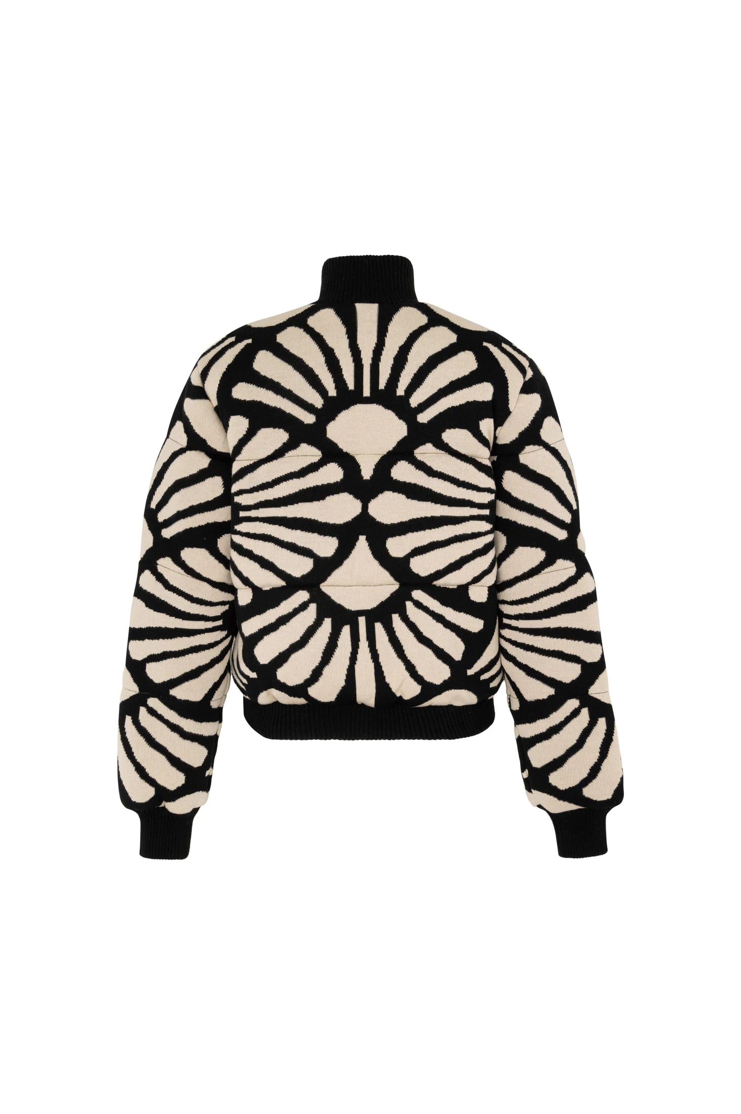 Bomber Jacket Venus Negro-Beige - imagen 6