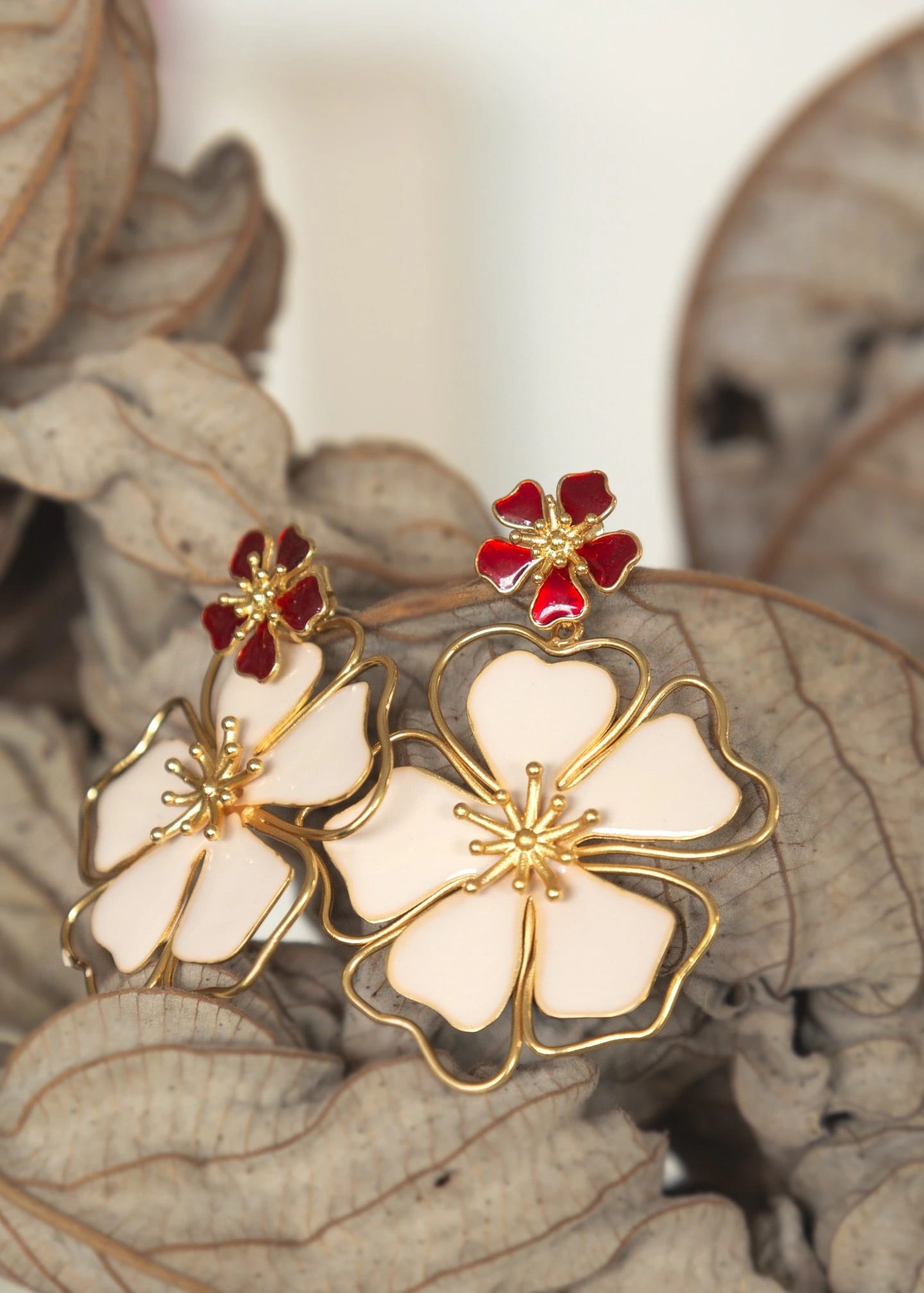 Aretes Andreae blanco - imagen 1
