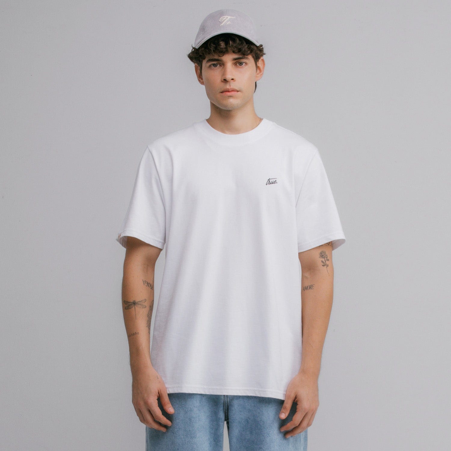 Cursive Logo T-Shirt - White - imagen 3