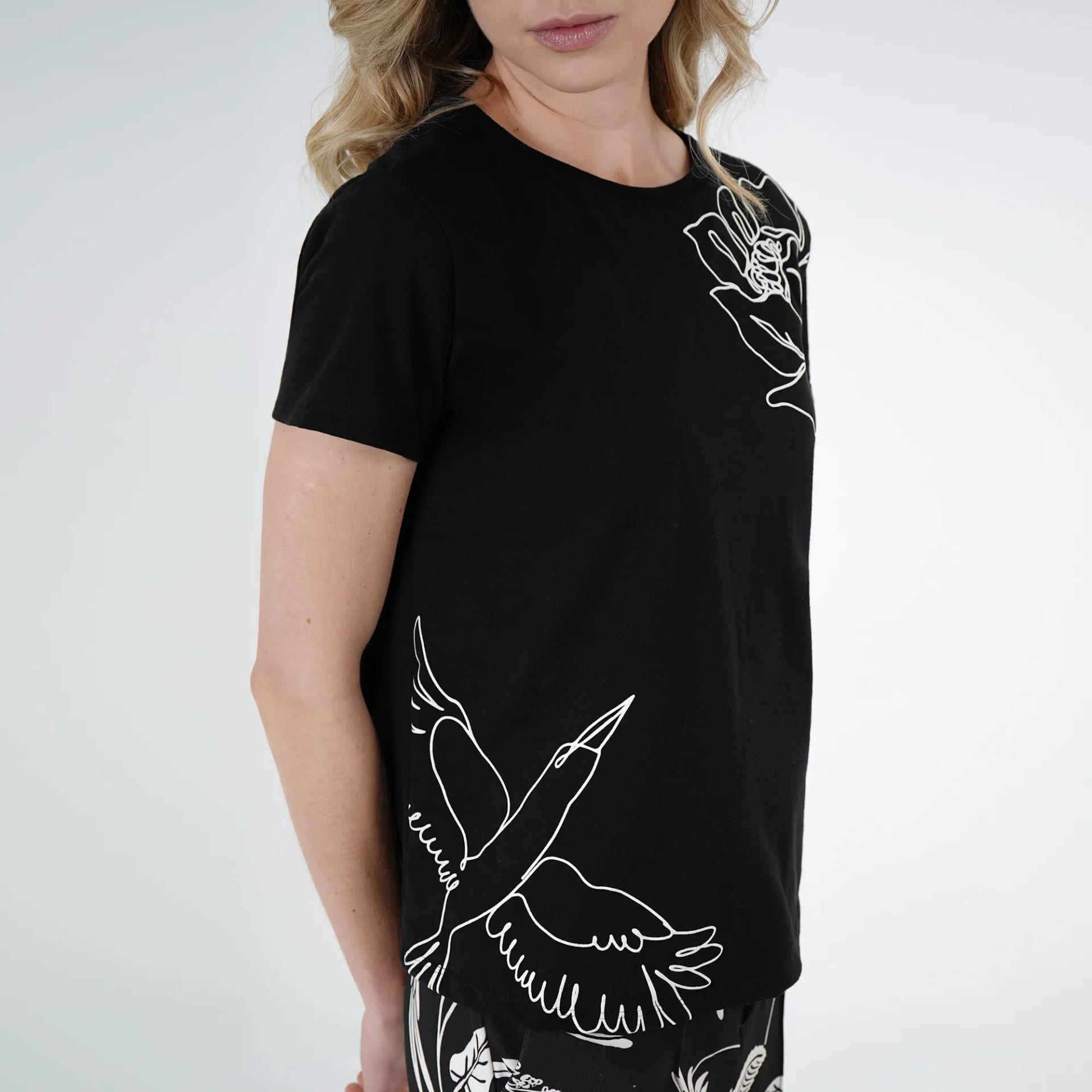 Camiseta Negra Colibrí FDS by Aramacao - imagen 6