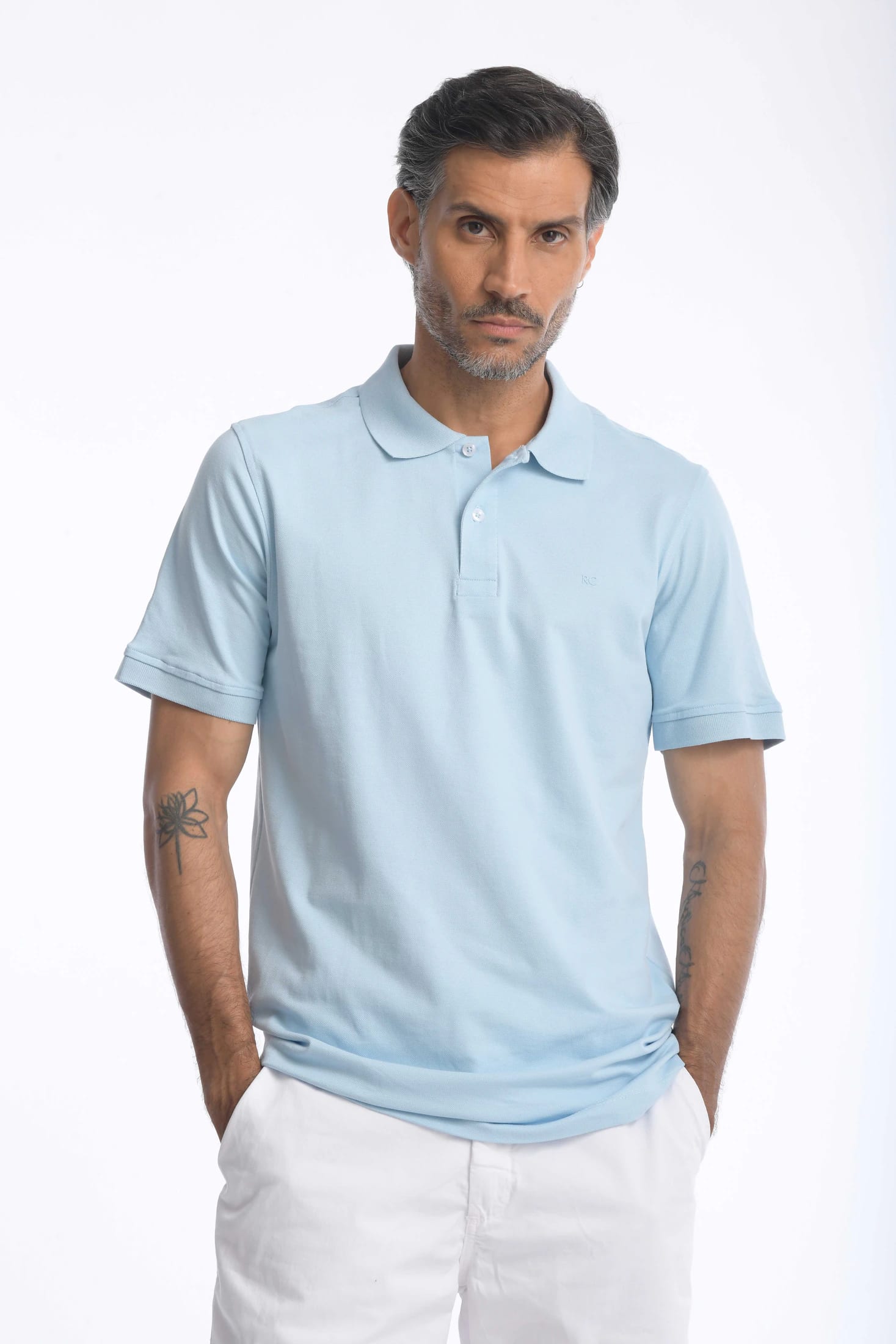 Camiseta Polo 100% Algodón Slim Azul Navy - imagen 17