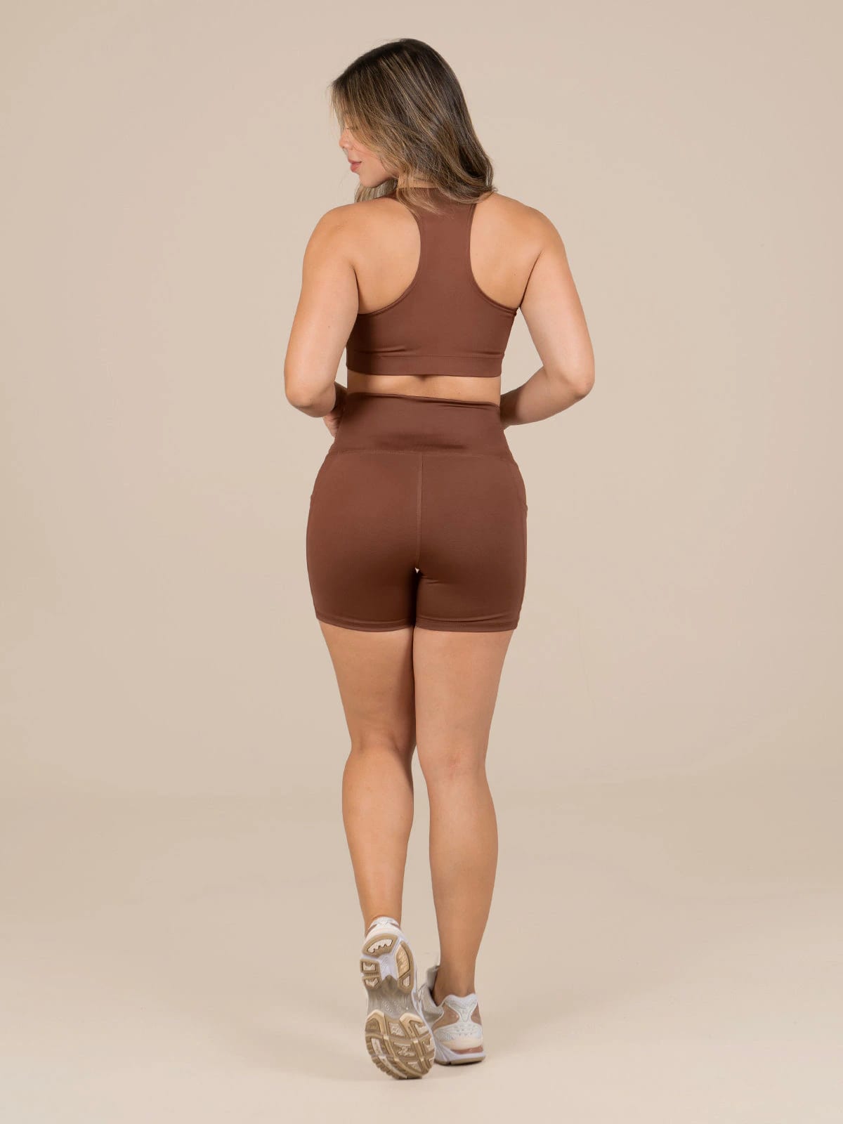 Poket short set cafe - imagen 2