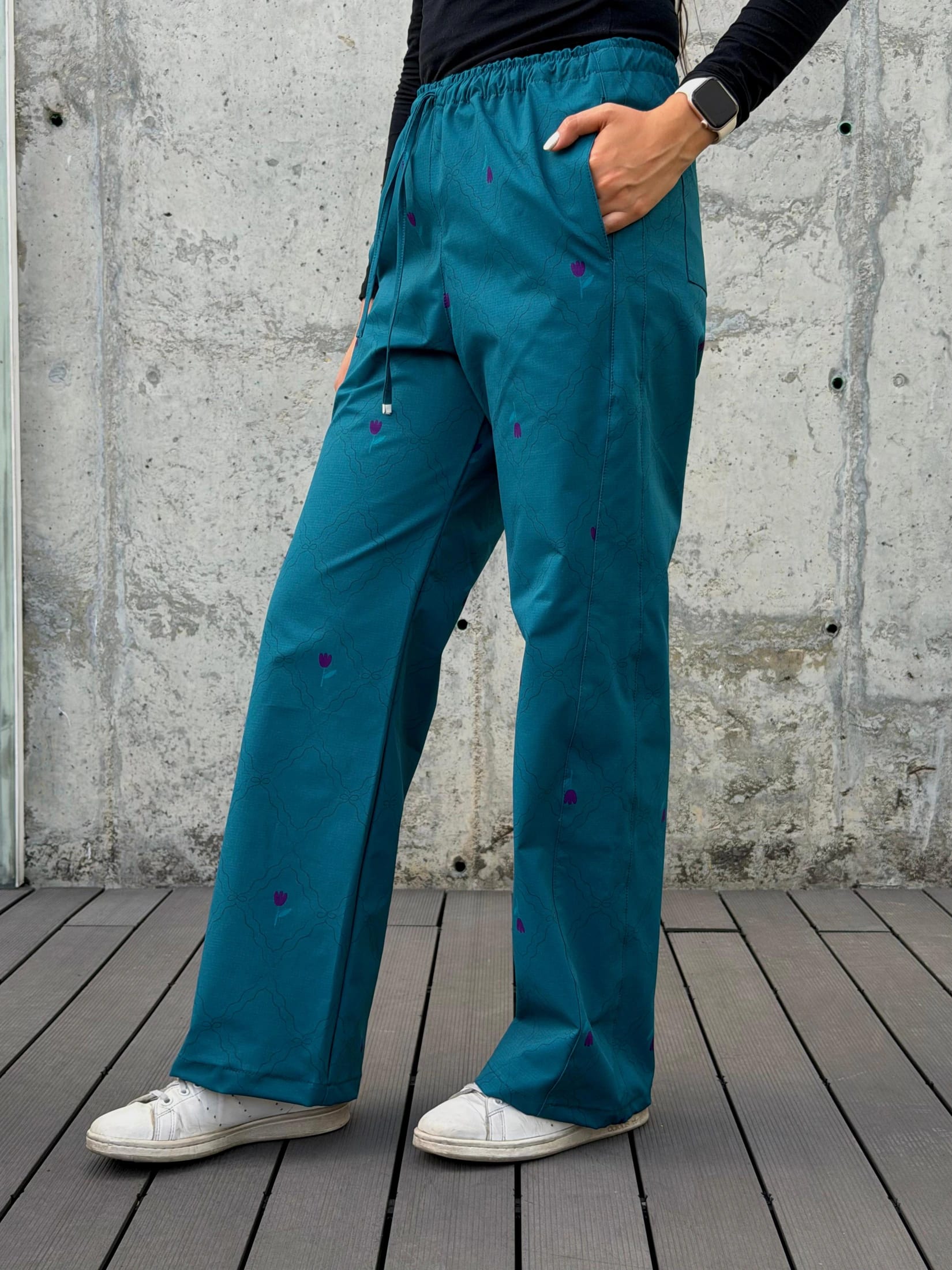 Pantalón Rombos Aqua - imagen 3