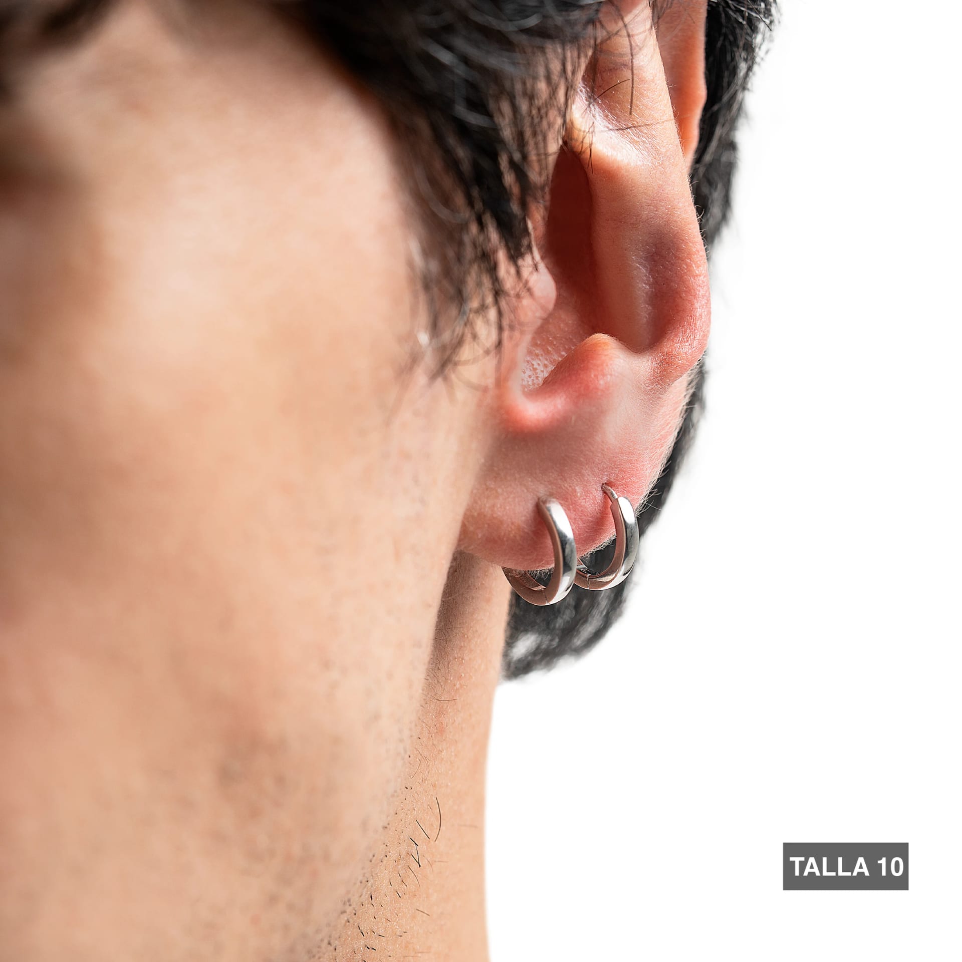 P1 | ARETES EN PLATA LEY 925 - imagen 3
