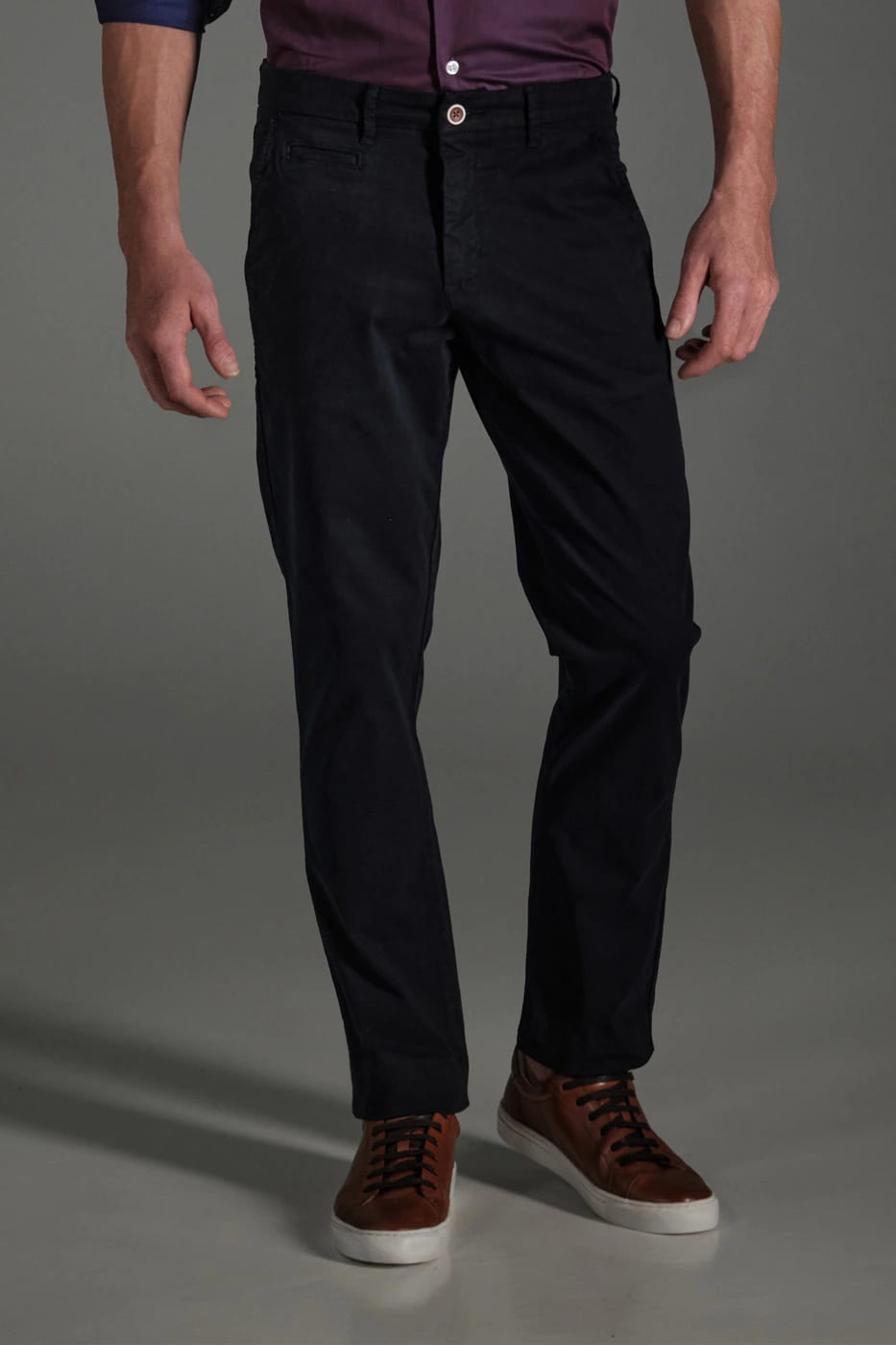 Pantalón Chino Slim Dril Azul Navy - imagen 1
