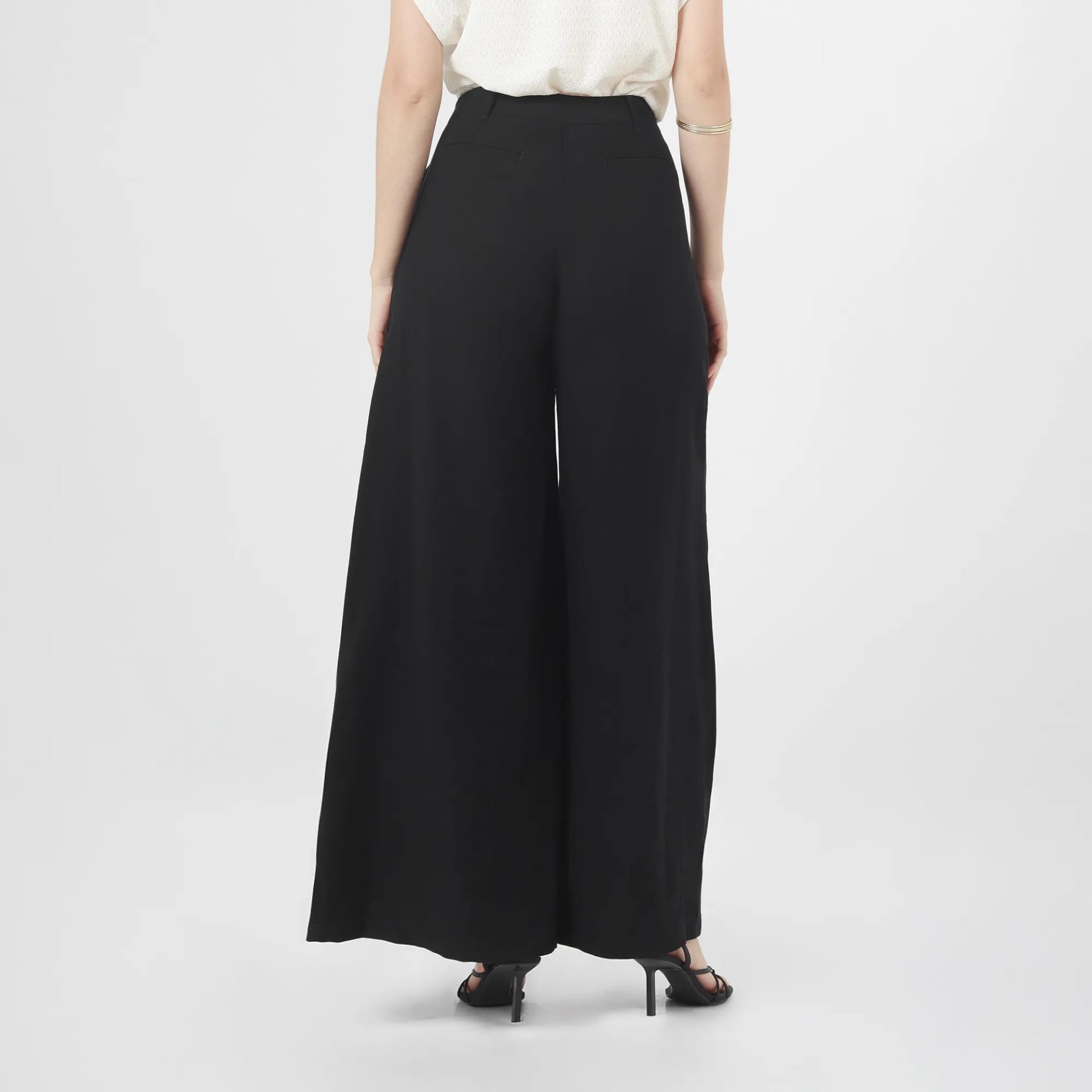 Pantalon Tiro Alto Bota Palazzo - imagen 5