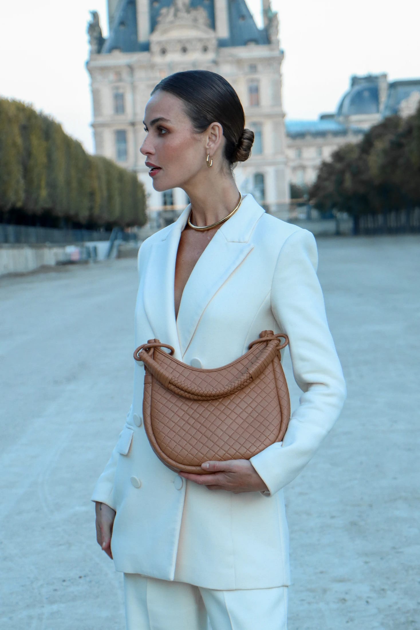 Saddle Shoulder Bag, Honey - imagen 4