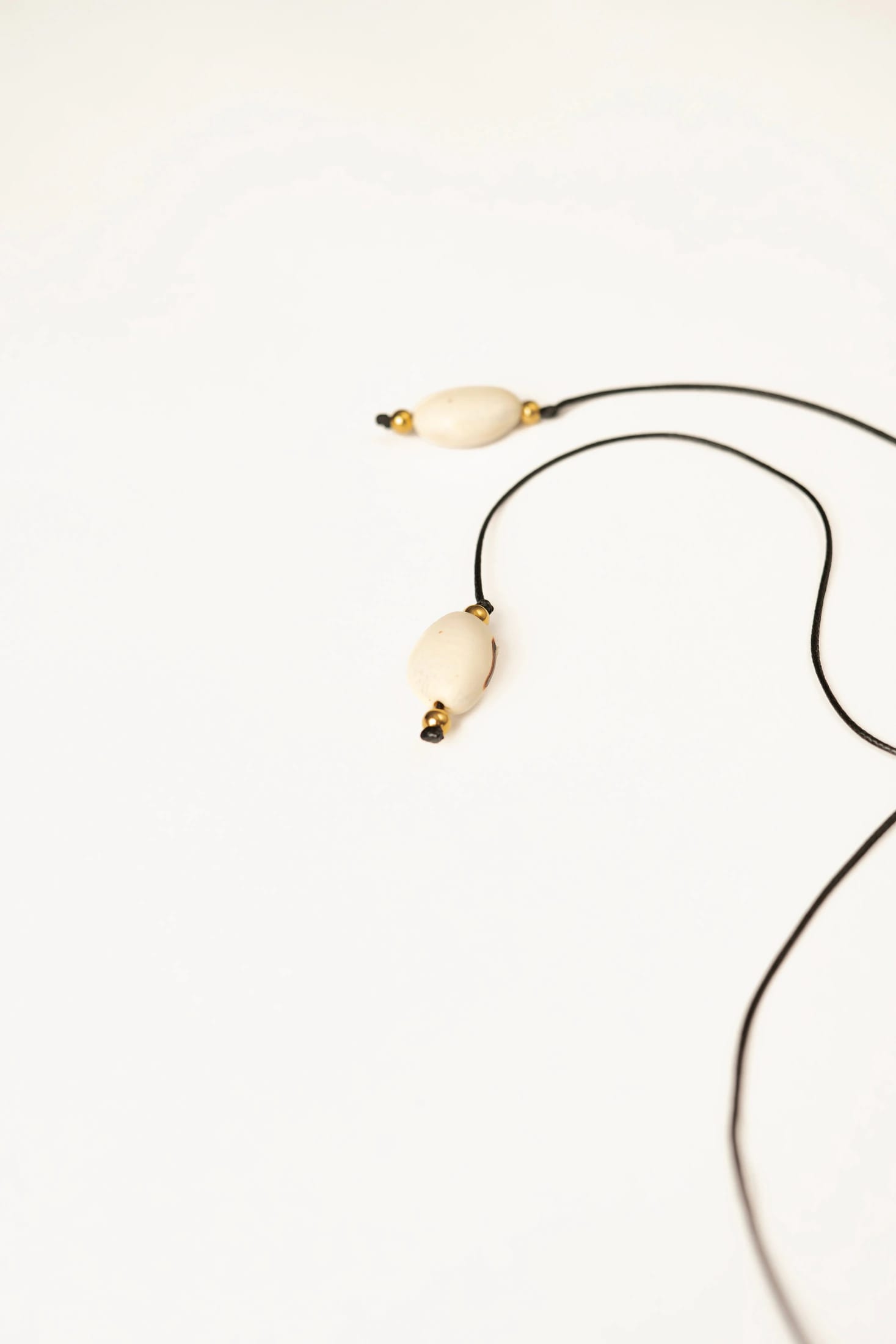 Collar Fruto Frijol Blanco - imagen 3