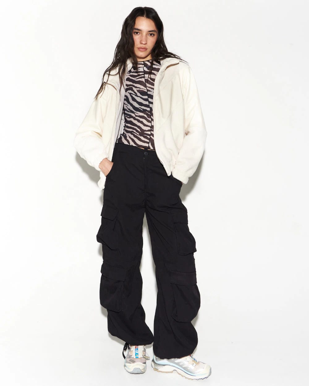 CREAM POLAR JACKET - imagen 3