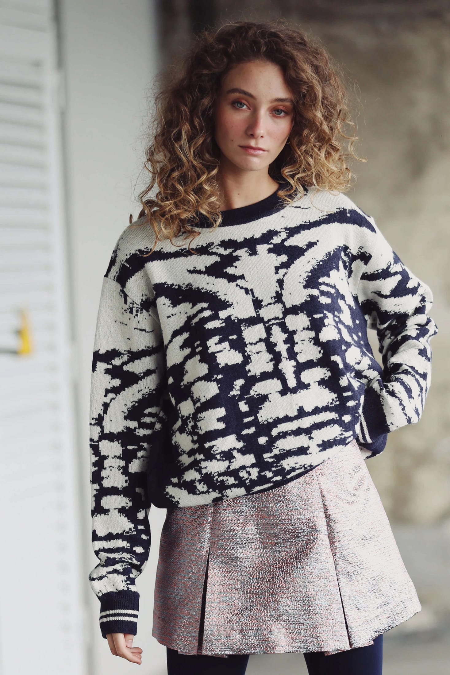 FIORELLA BLUE SWEATER - imagen 2