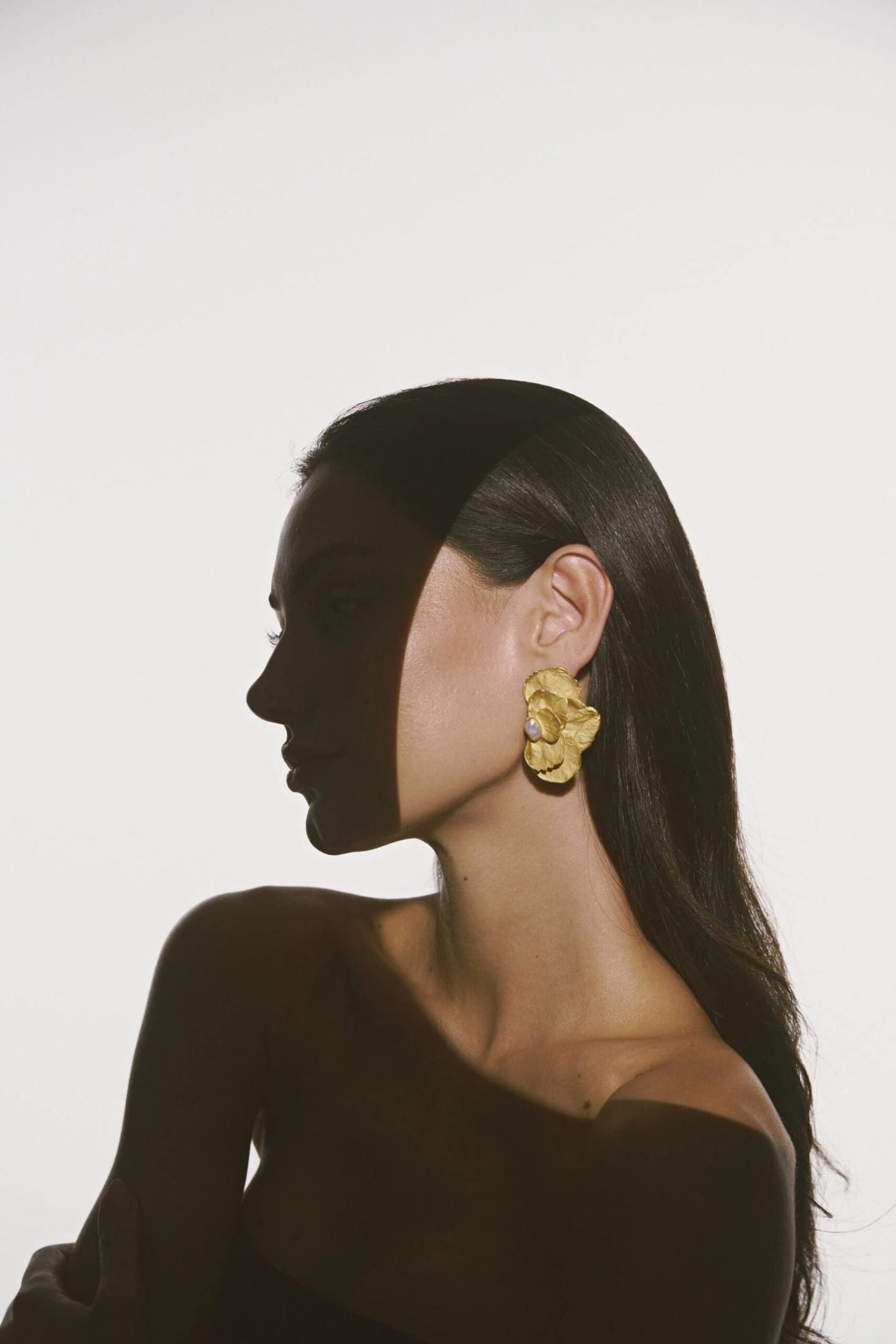 ARETES HORTENSIAS DECONSTRUIDAS CON PERLA - imagen 3
