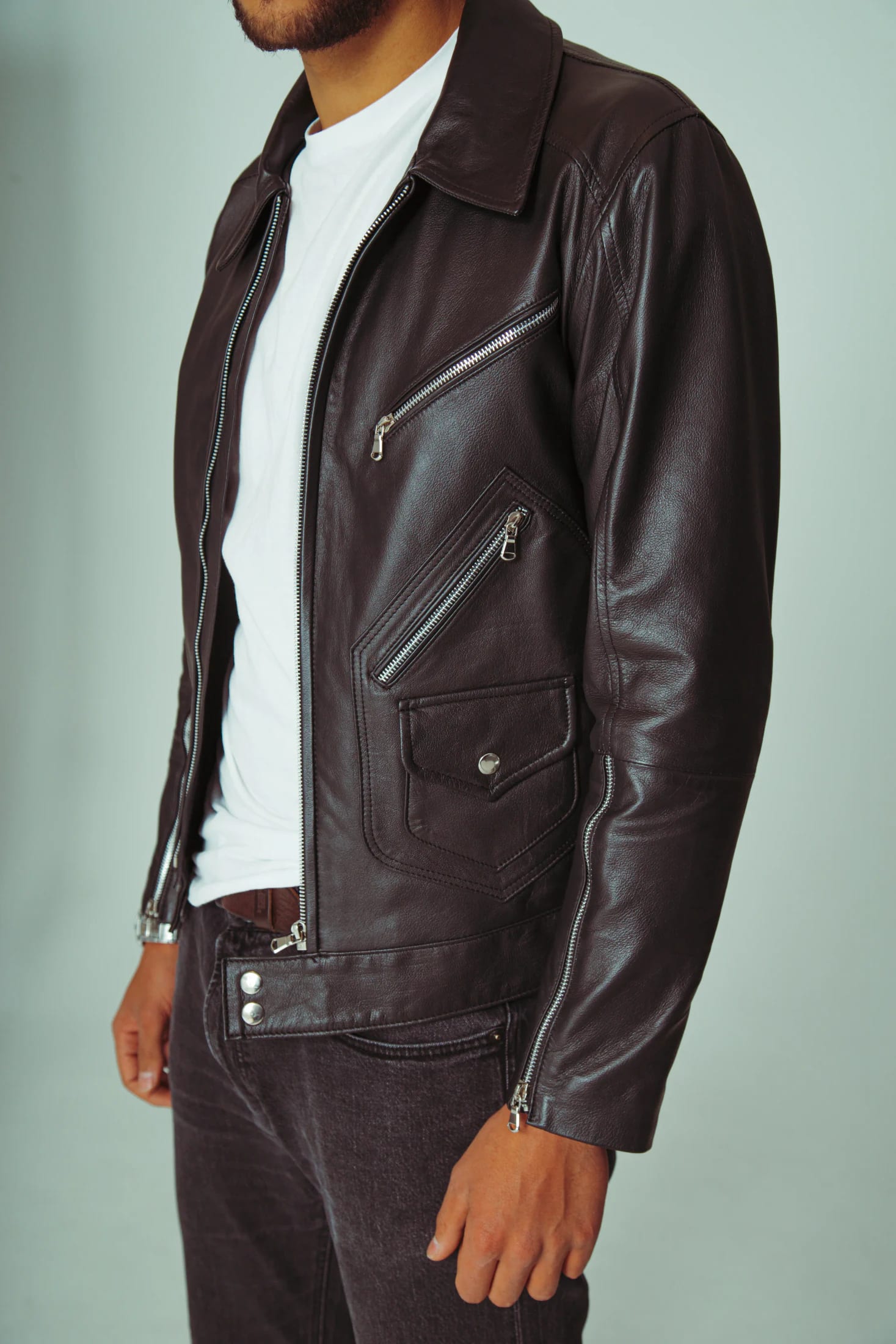 LEO BIKER JACKET - imagen 2