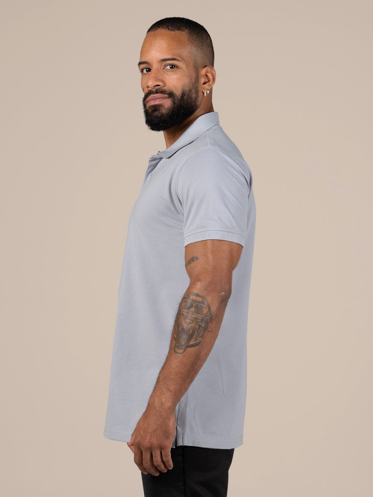 Polo Camiseta Gris Claro - imagen 4