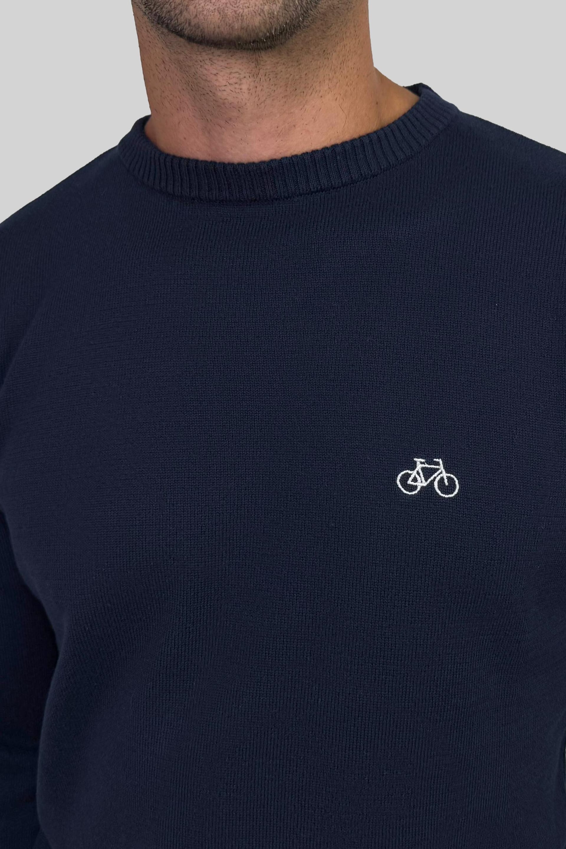 SACO CUELLO REDONDO NAVY - imagen 2