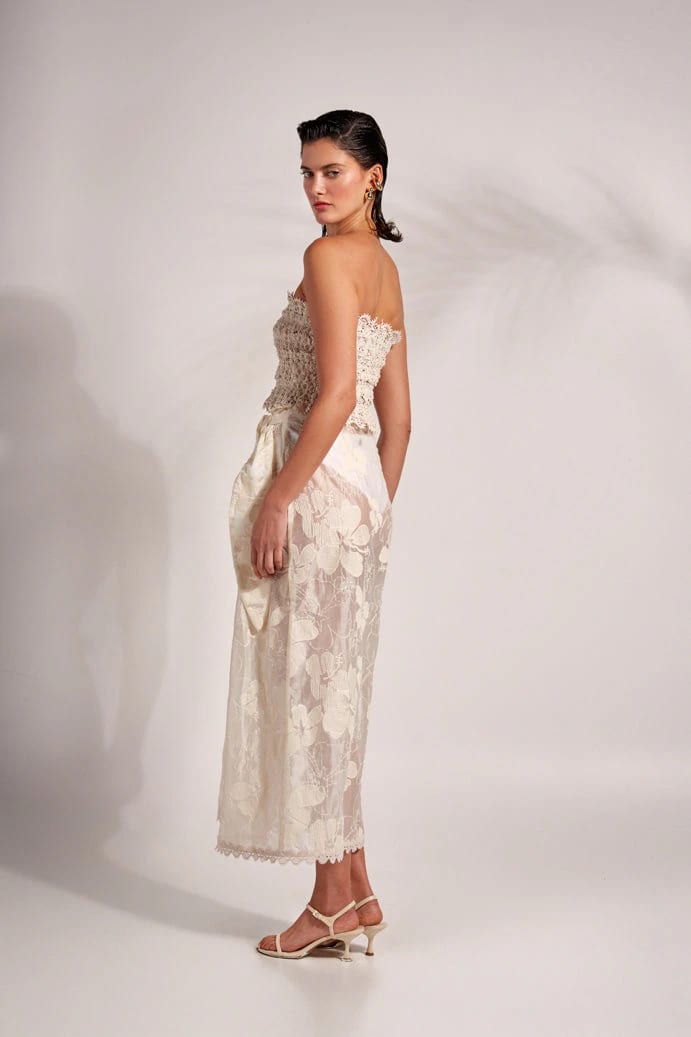 FRANCA SKIRT CREAM - imagen 2