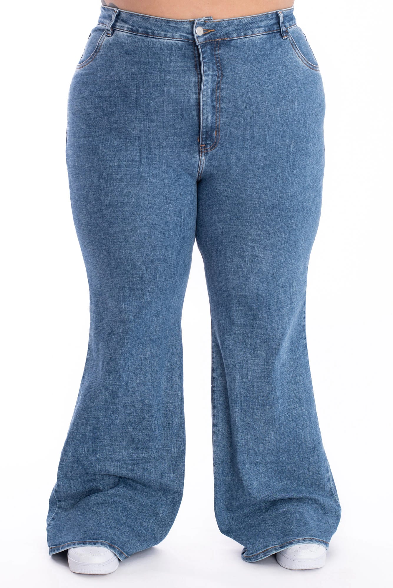 Jean Flare Azul Medio 387 - imagen 3