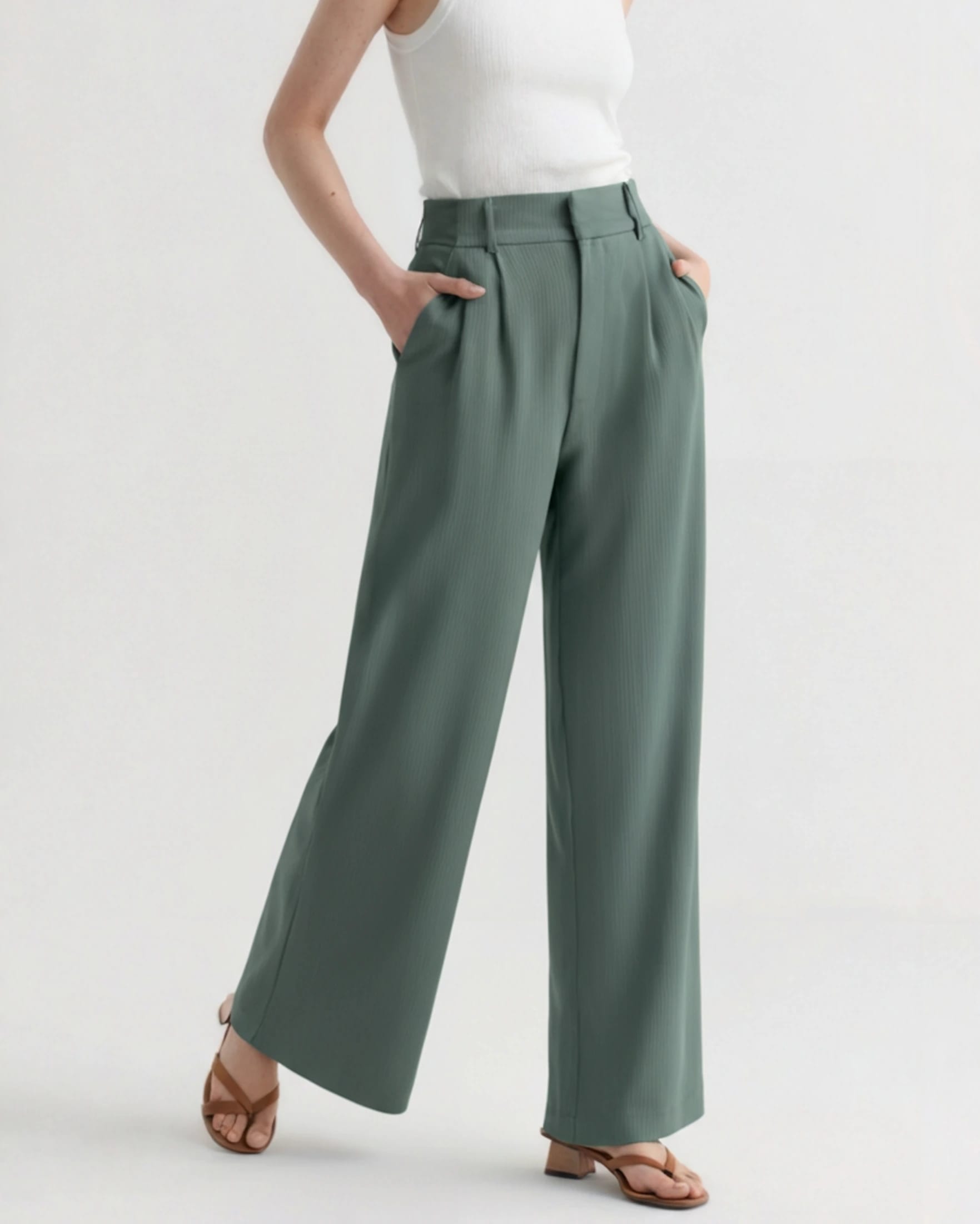 Serena Wide-Leg Trousers - imagen 4
