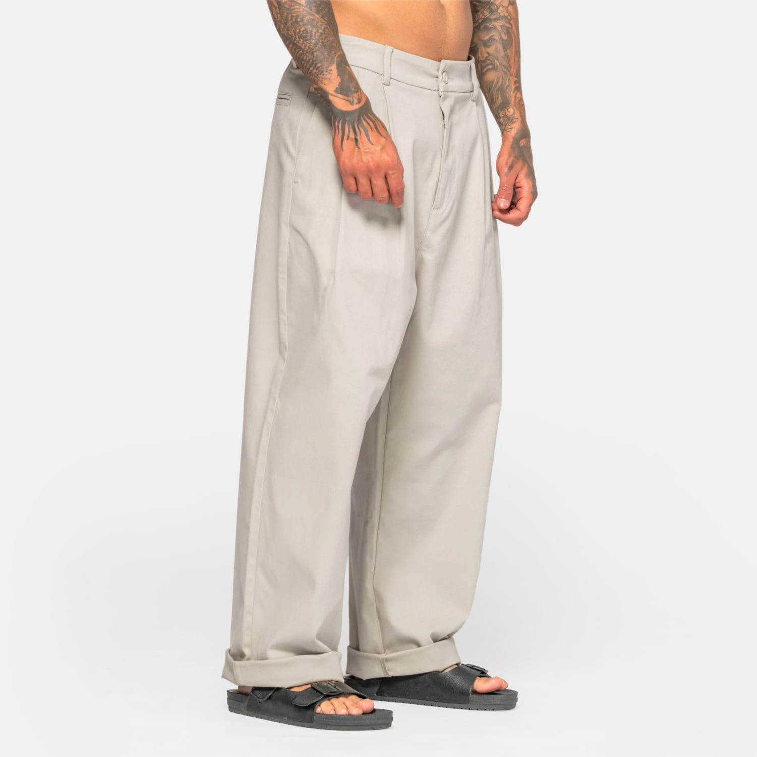 Baggy Pants Studio Cut Beige - imagen 2