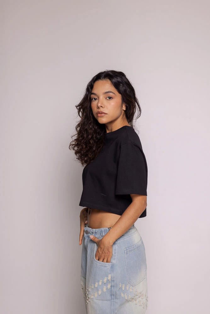 CropTop Basic Motion-Negro - imagen 4