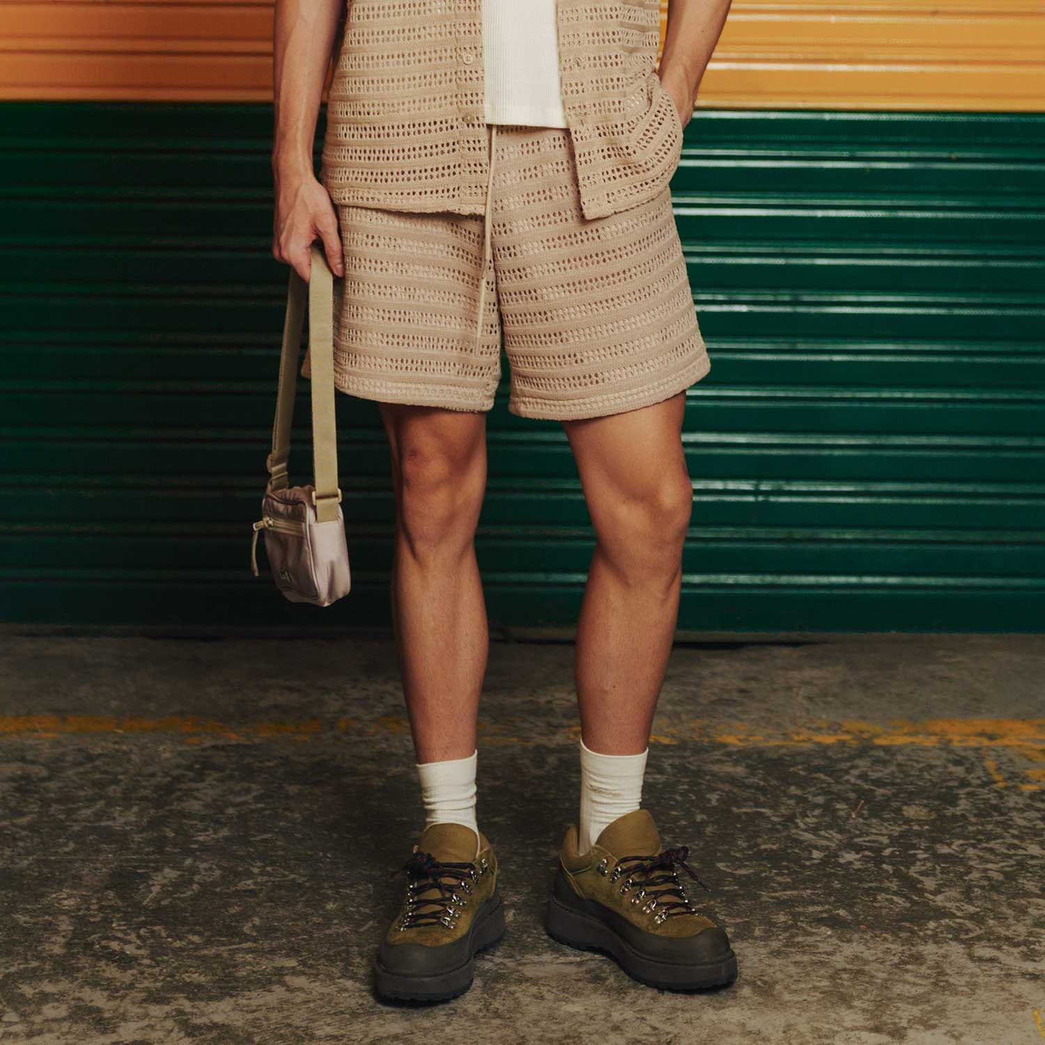 Knit Shorts - Camel - imagen 2