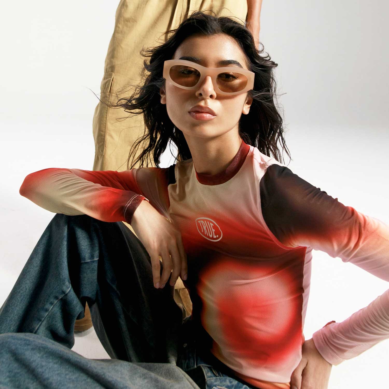 Gradient Mesh LS Tee - Pink - imagen 6