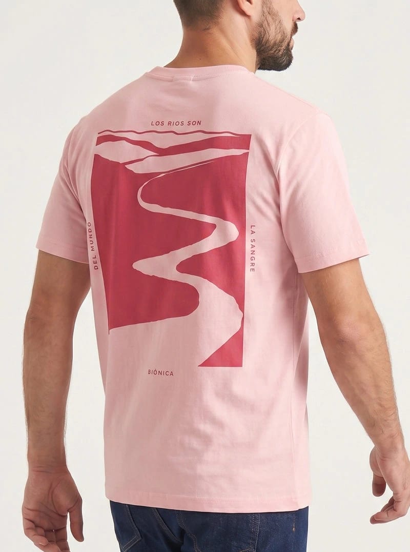 CAMISETA DELFIN ROSADO - imagen 1