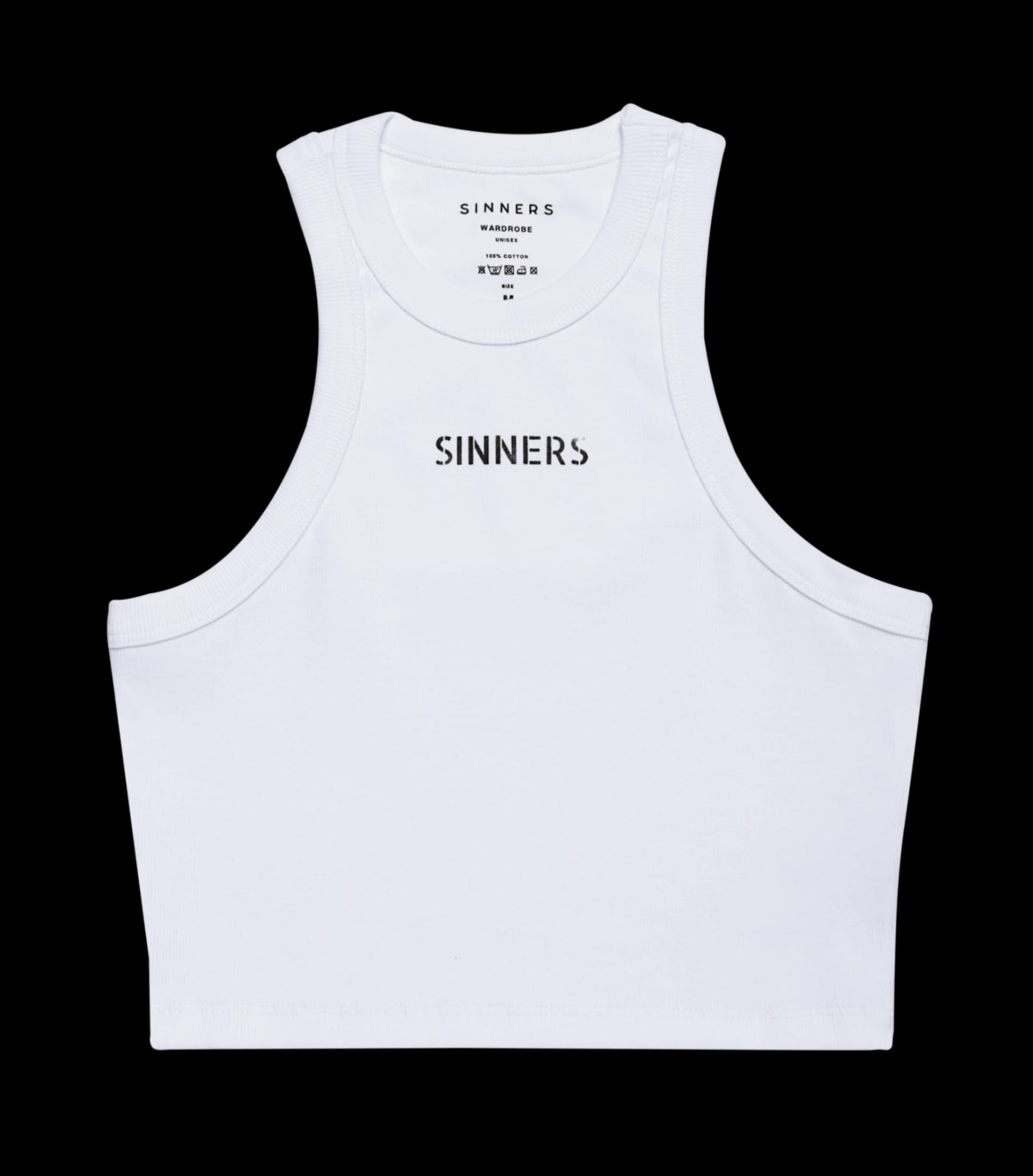 SINNERS WHITE WOMEN TANK TOP - imagen 1