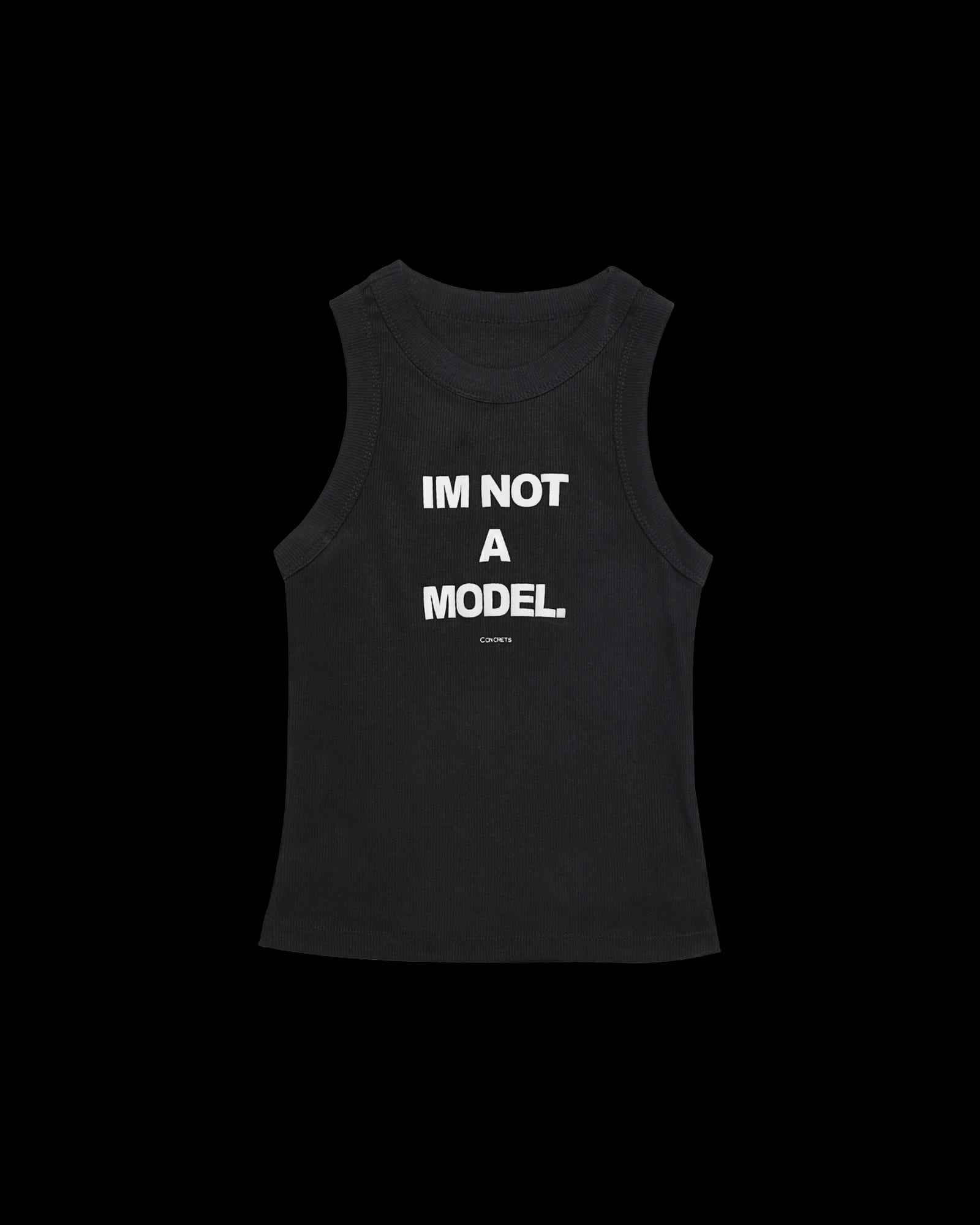I'M NOT A MODEL TANK TOP — GREEN - imagen 1