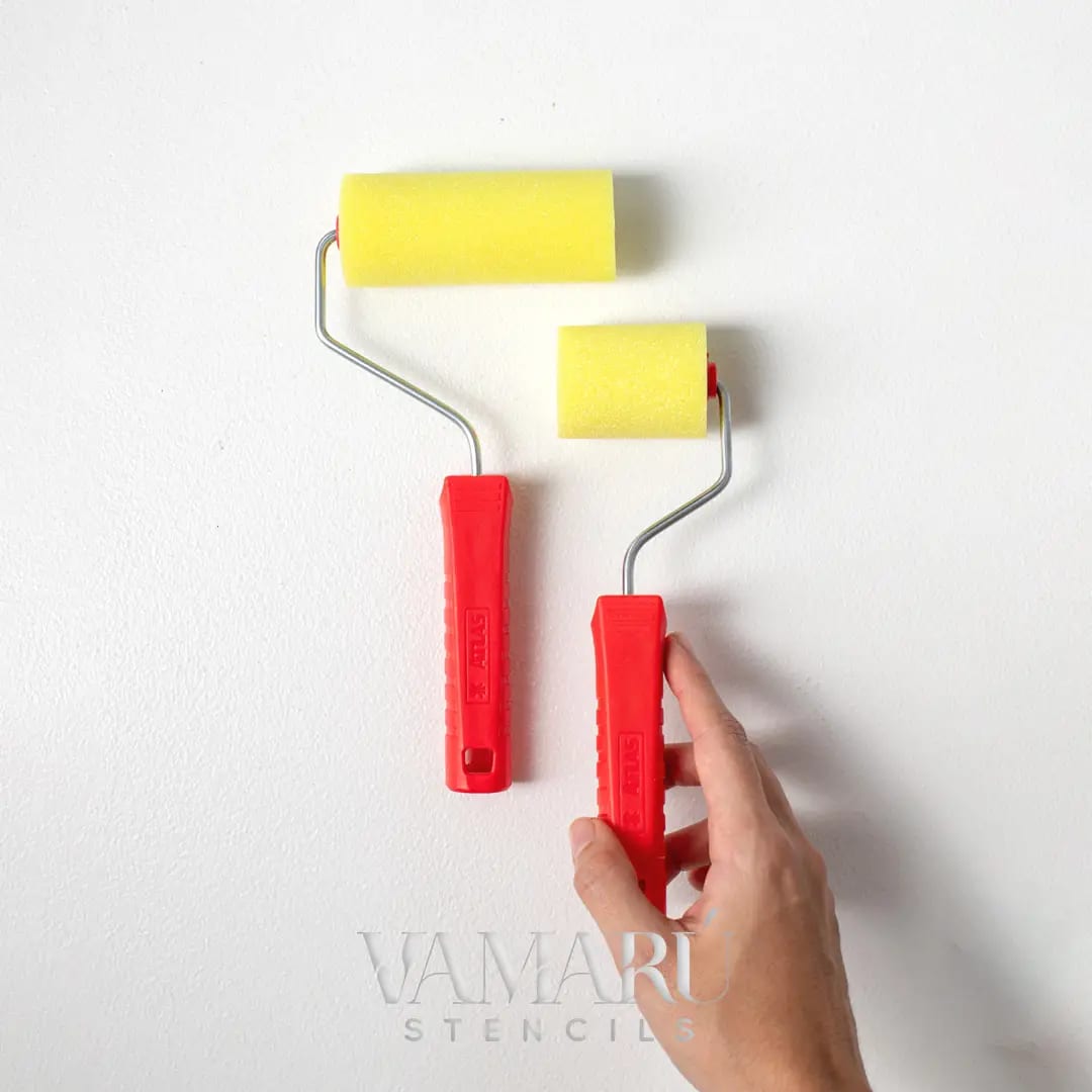 Rodillo de espuma, Vamarú Stencils, 5cm y 9cm de ancho, 1und - imagen 2