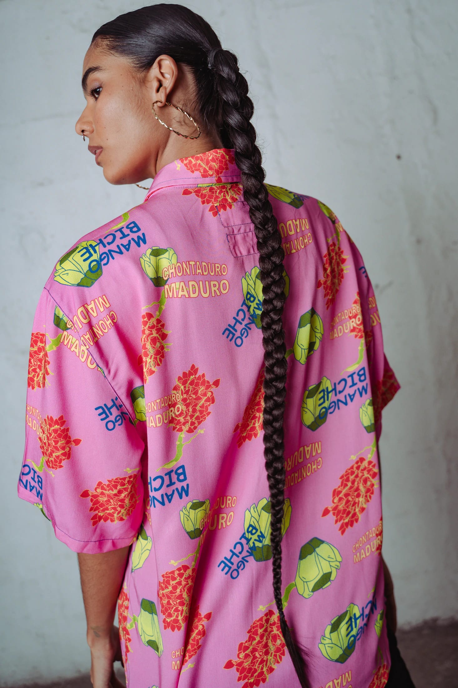 Camisa Desatín Mango Biche - imagen 3