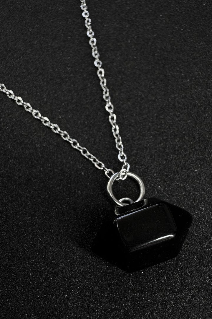 Cadena ónix hexágono - imagen 3