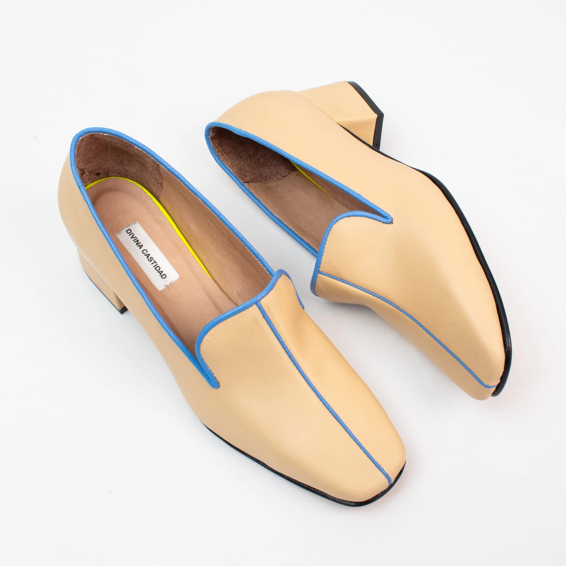 LOAFERS - beige X blue - imagen 2