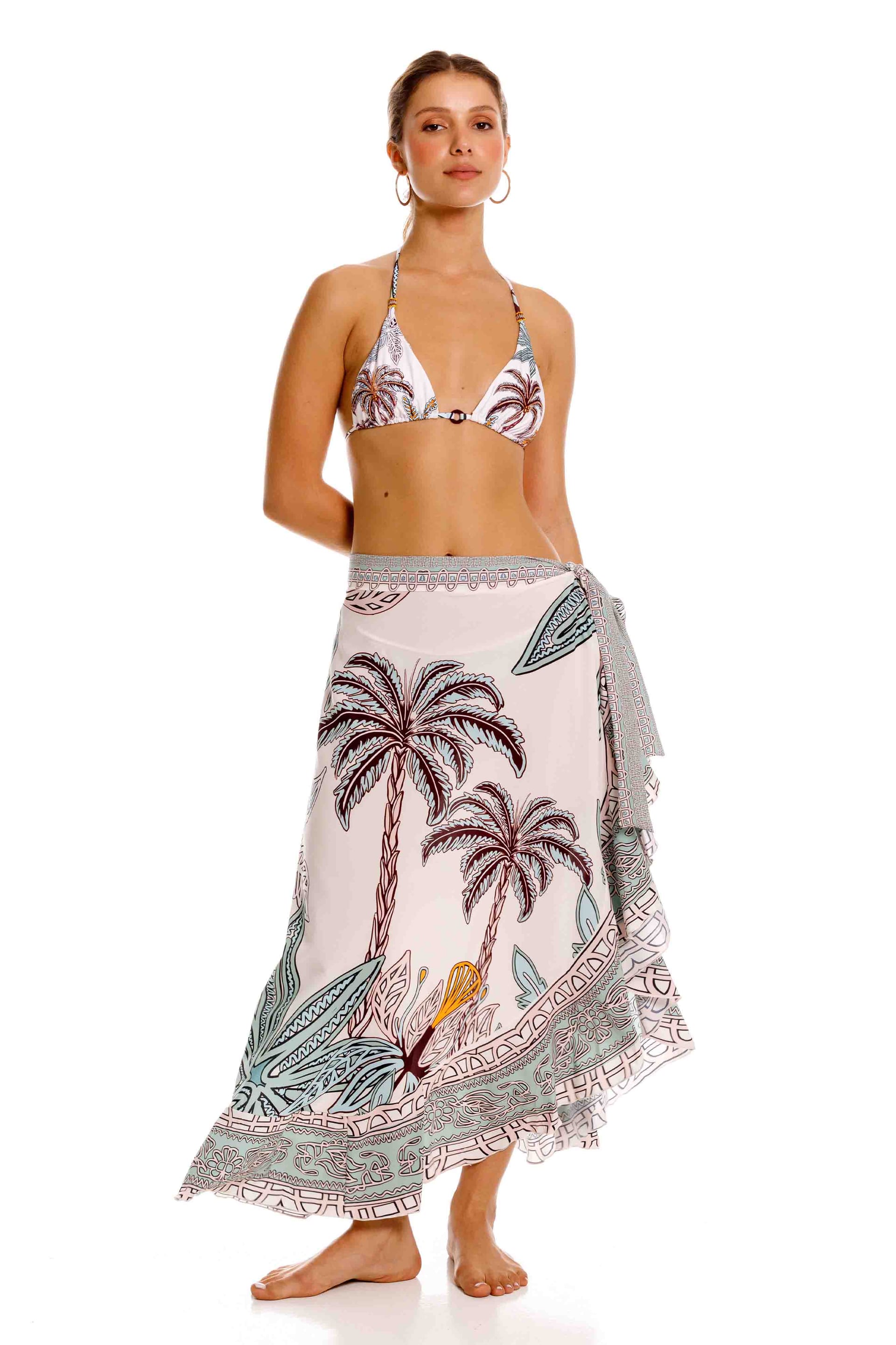 Falda Bolero Maxipalms Beige - imagen 1
