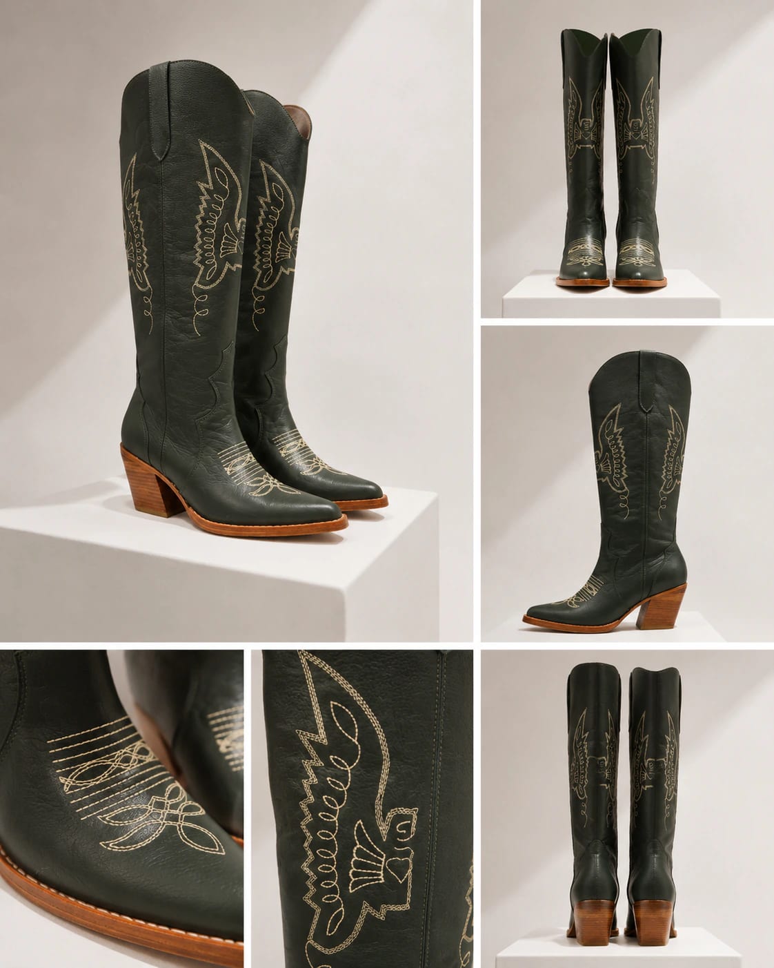 BOTA ANIE VERDE MILITAR - imagen 1
