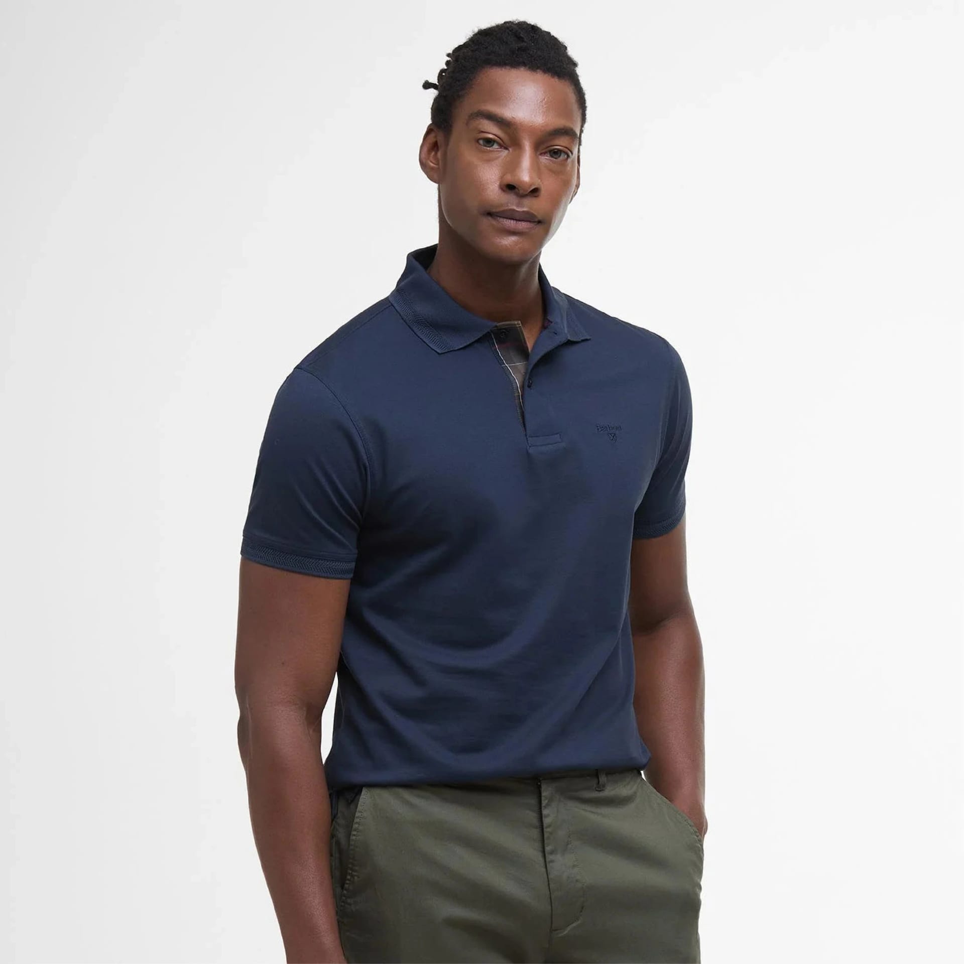 Premium Tartan Pique Polo Shirt - imagen 1
