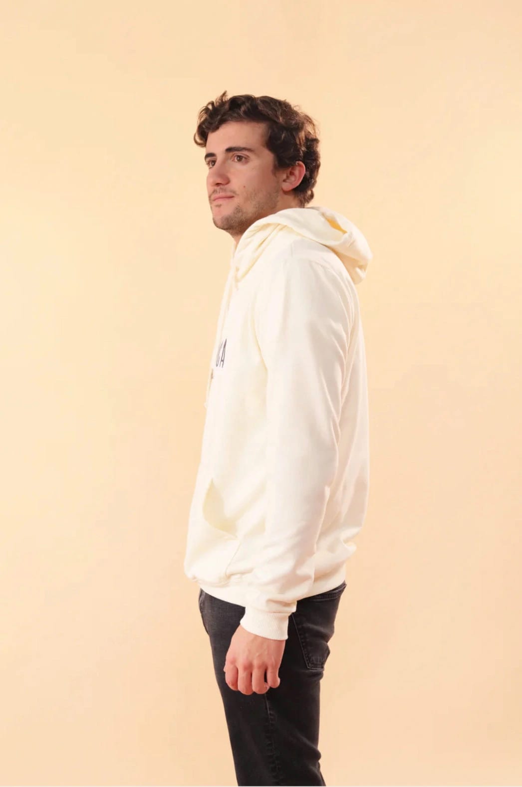 HOODIE DOMENICA CREMA - UNISEX - imagen 4